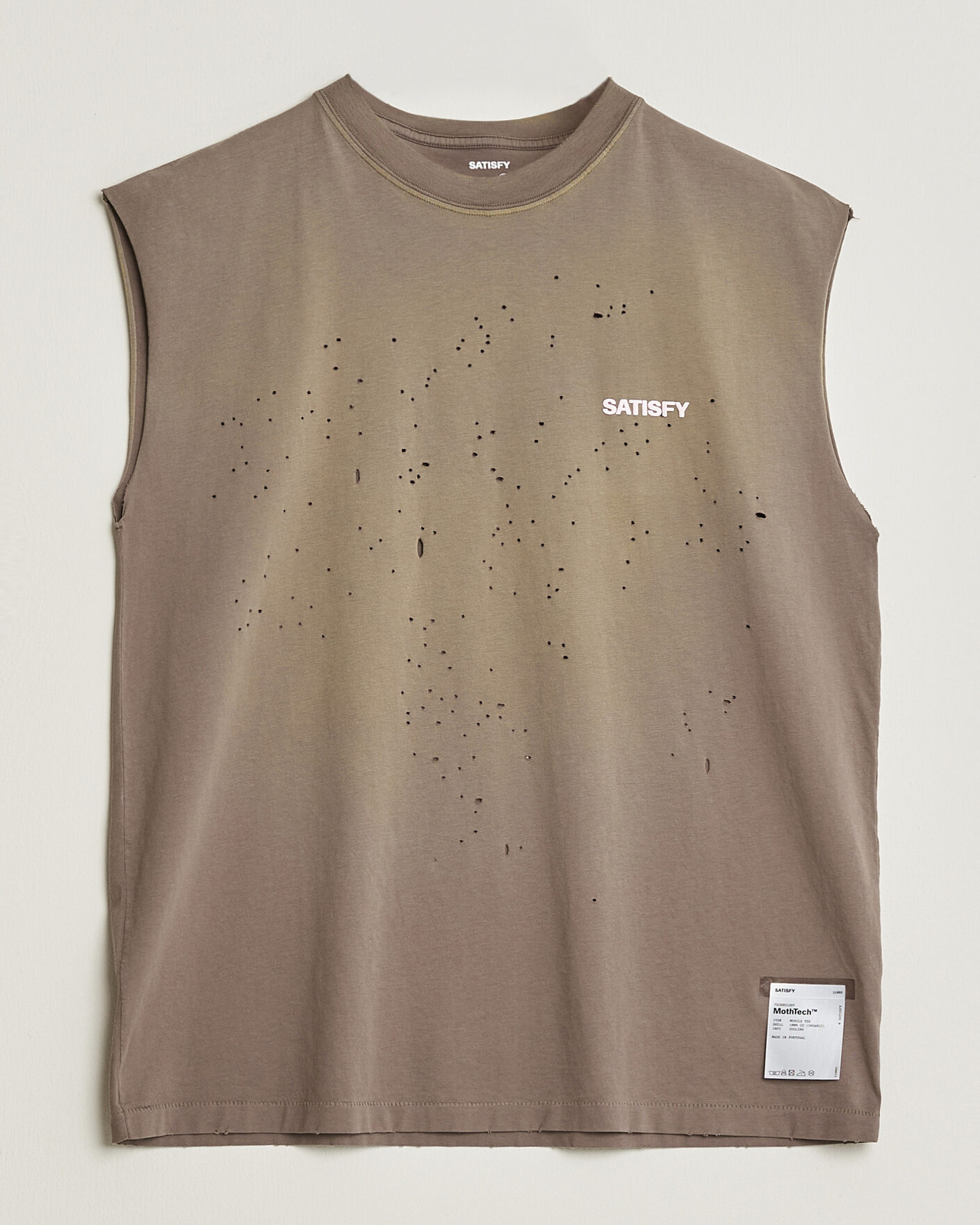 Homme | T-shirts | Satisfy | MothTech Muscle Tee Sun Bleached Falcon