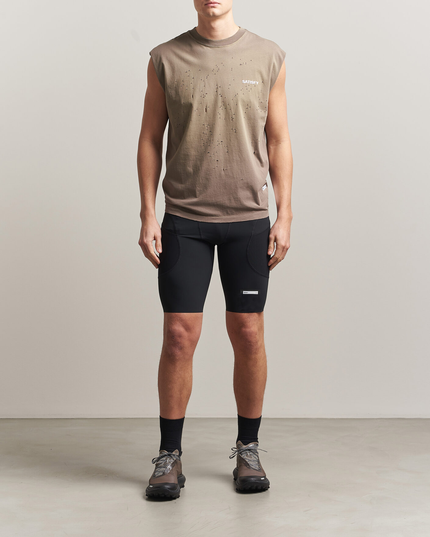 Homme | T-shirts | Satisfy | MothTech Muscle Tee Sun Bleached Falcon