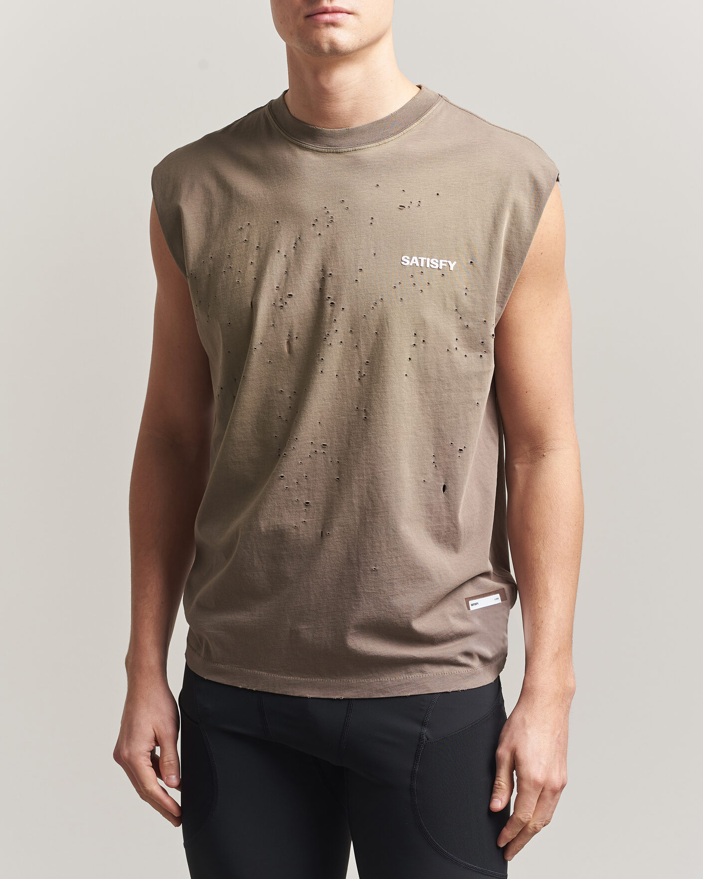 Homme | T-shirts | Satisfy | MothTech Muscle Tee Sun Bleached Falcon