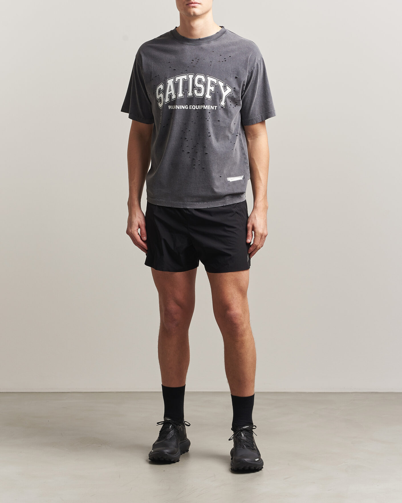 Homme | T-shirts | Satisfy | MothTech T-Shirt Aged Black
