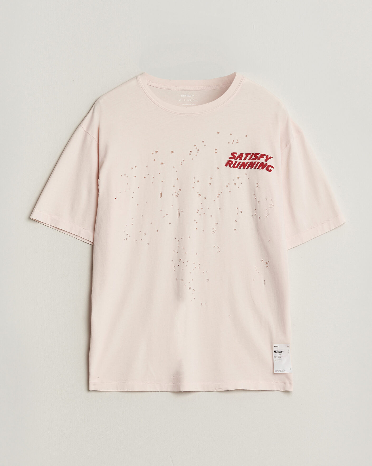 Homme | T-shirts | Satisfy | MothTech T-Shirt Sun Bleached Rosewater
