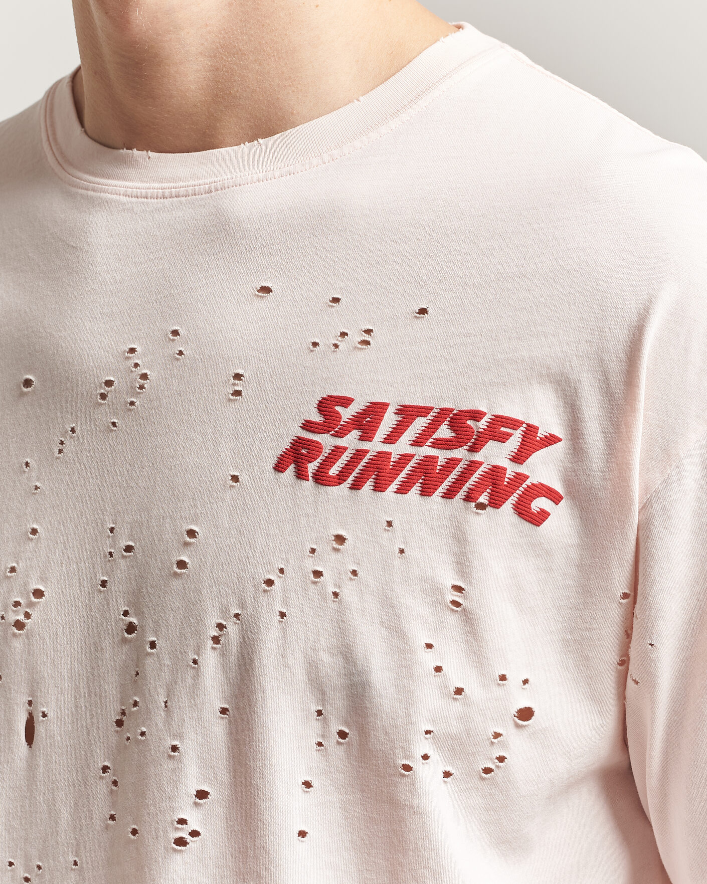 Homme | T-shirts | Satisfy | MothTech T-Shirt Sun Bleached Rosewater