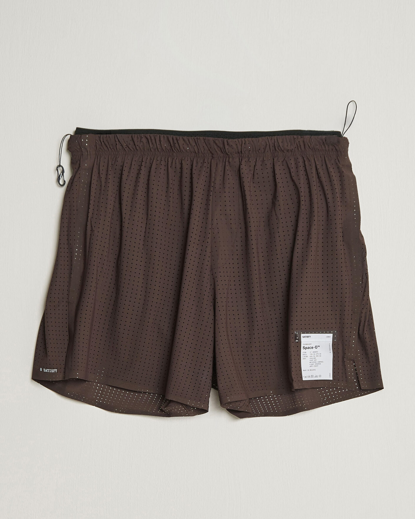 Homme | Shorts | Satisfy | Space-O 5 Inch Shorts Deep Mahogany