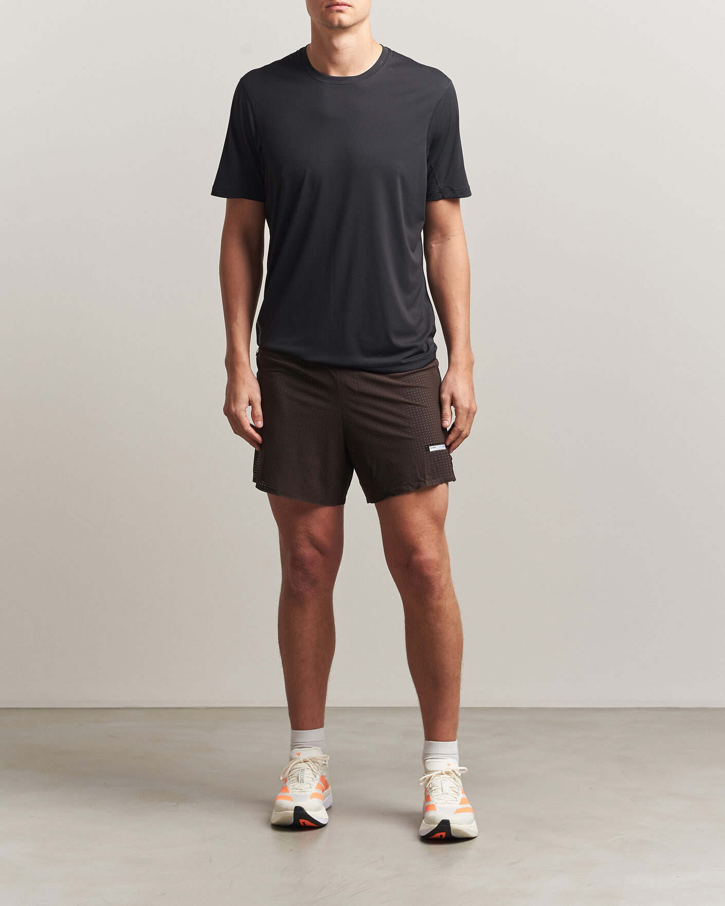 Homme | Shorts | Satisfy | Space-O 5 Inch Shorts Deep Mahogany