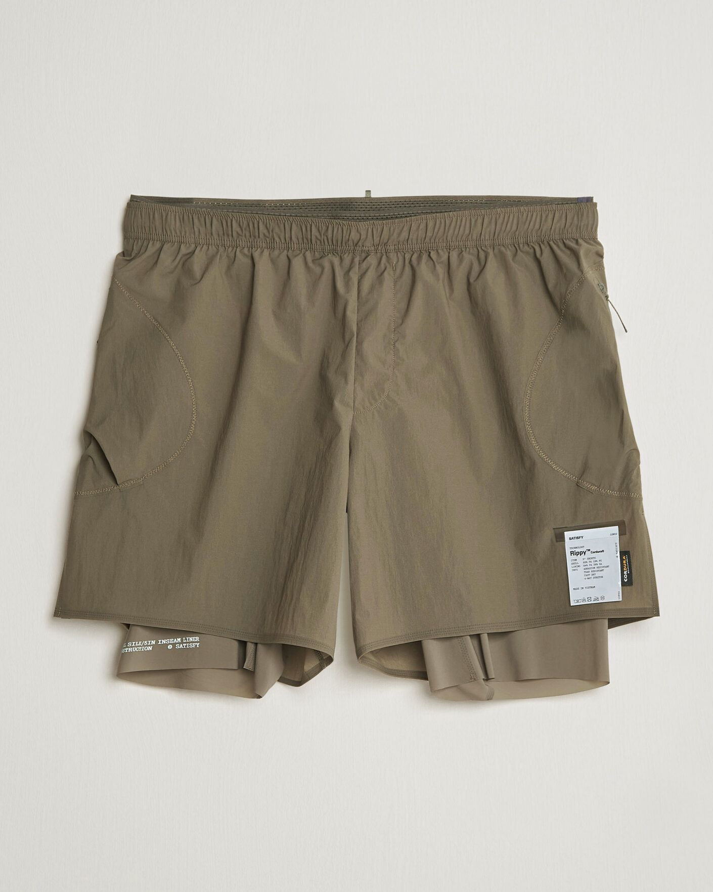 Homme | Shorts | Satisfy | Rippy Cordura 5 Inch Shorts Morel