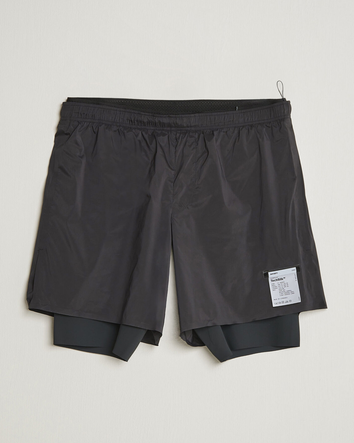 Homme | Shorts | Satisfy | TechSilk 8 Inch Shorts Black