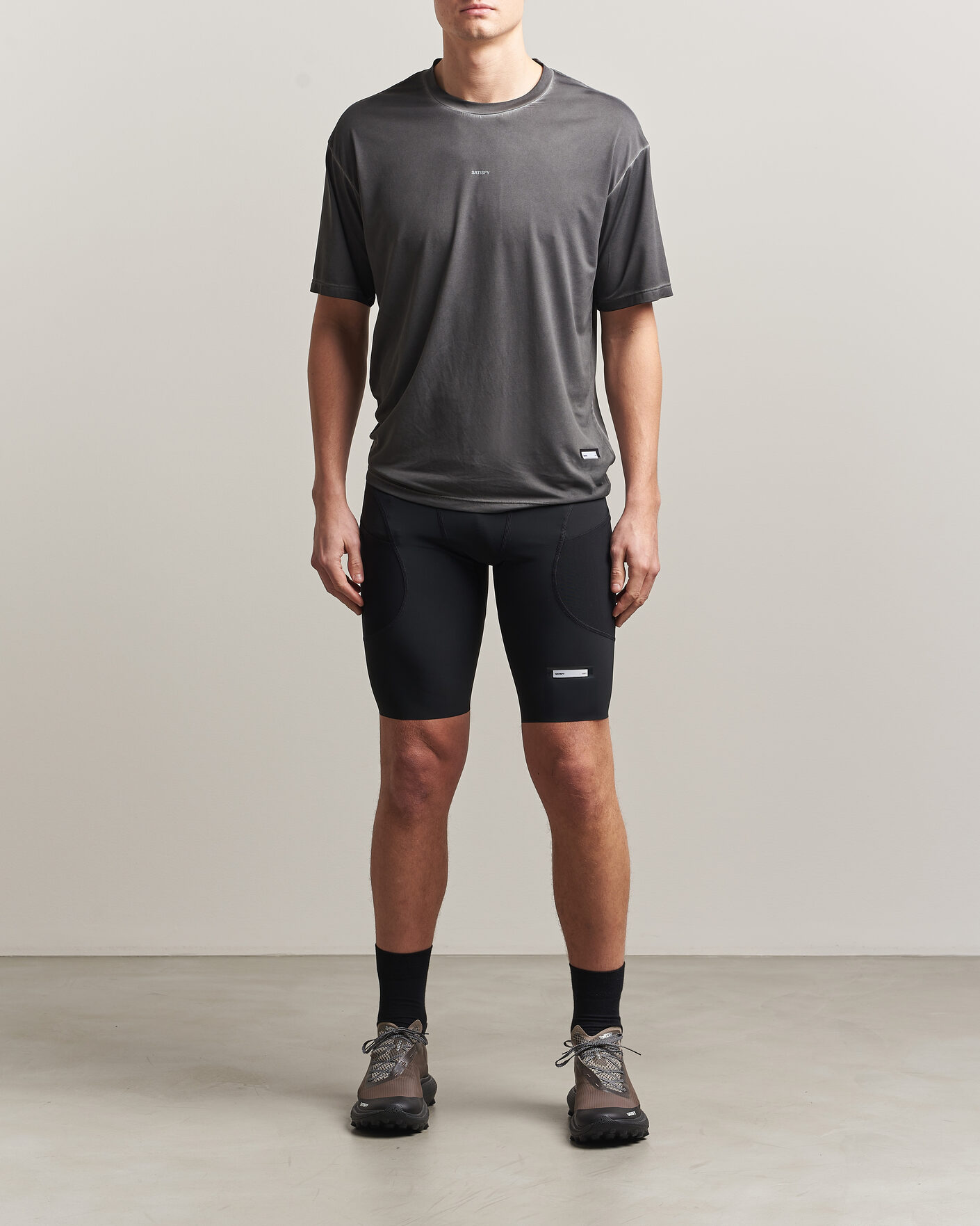 Homme | Shorts | Satisfy | TechSilk Evo 9 Half Tight Black