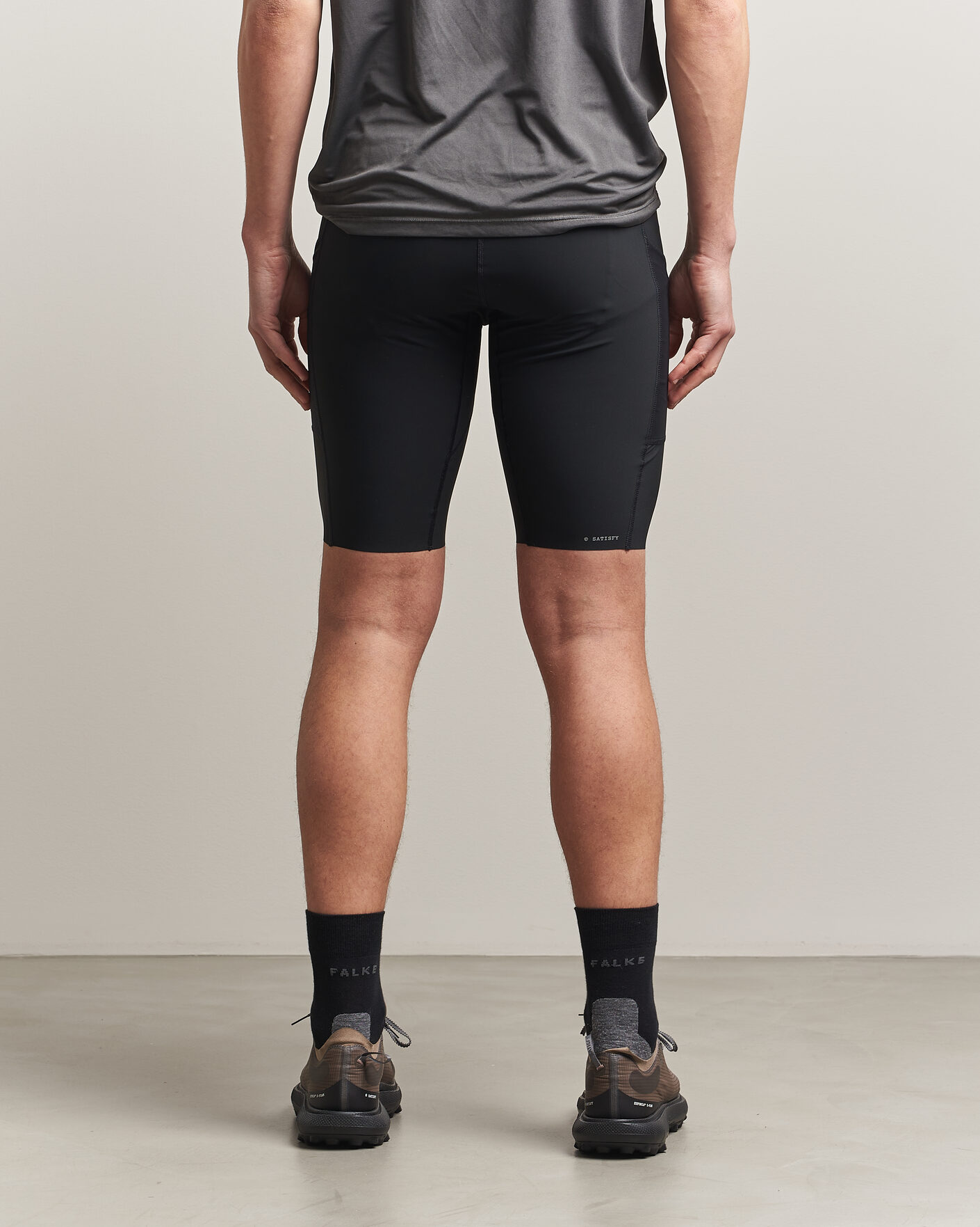 Homme | Shorts | Satisfy | TechSilk Evo 9 Half Tight Black