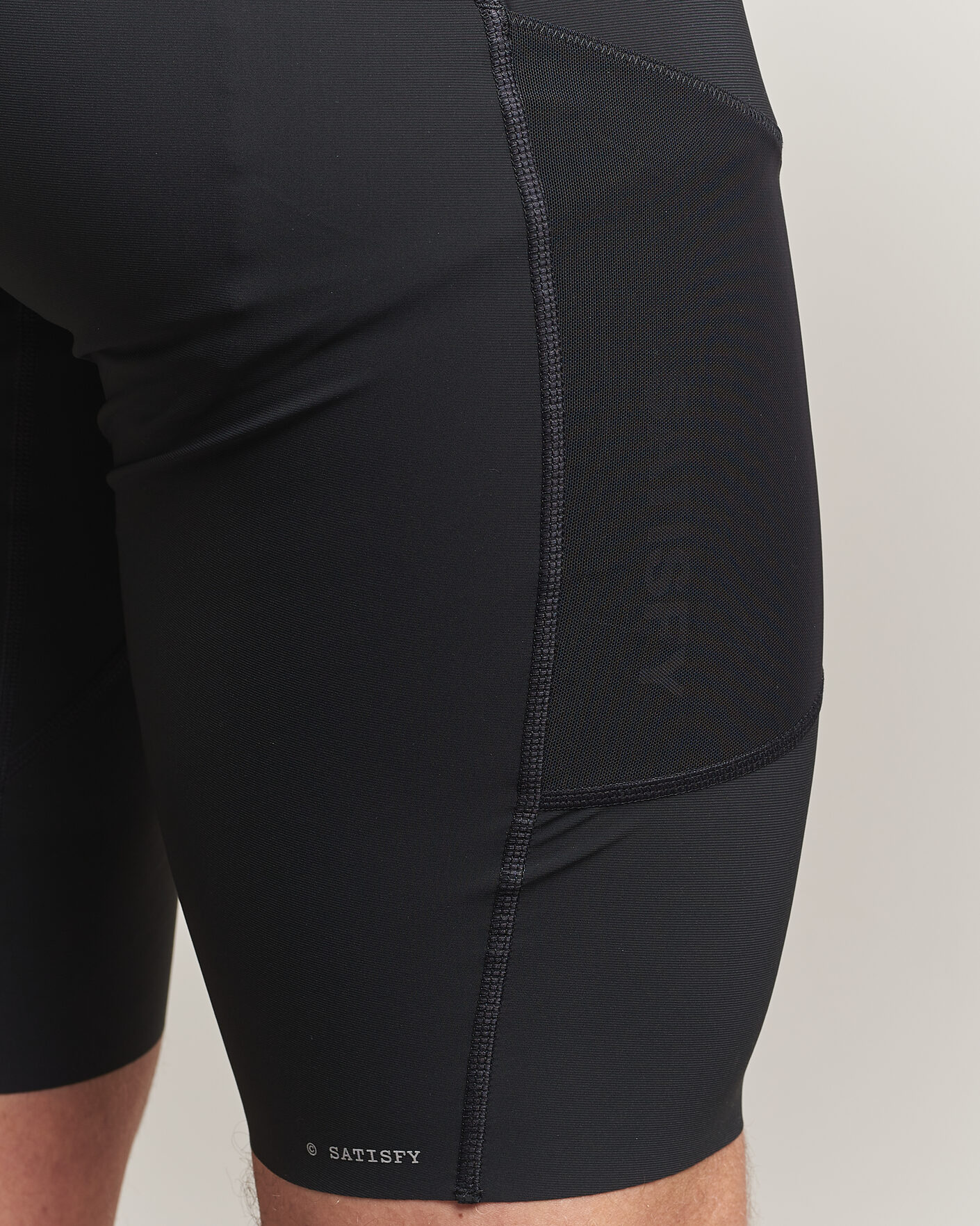 Homme | Shorts | Satisfy | TechSilk Evo 9 Half Tight Black
