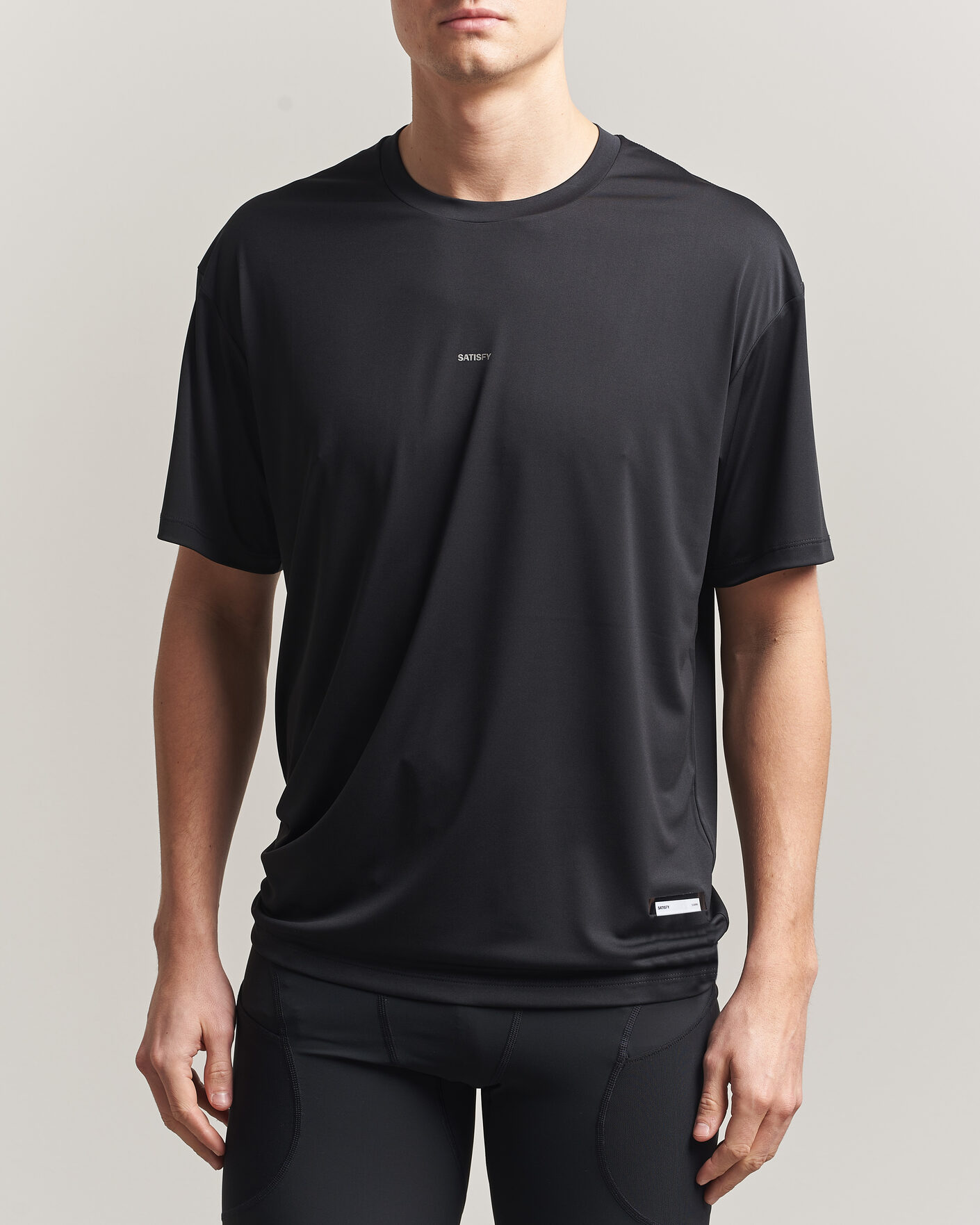 Homme | T-shirts | Satisfy | AuraLite T-Shirt Black