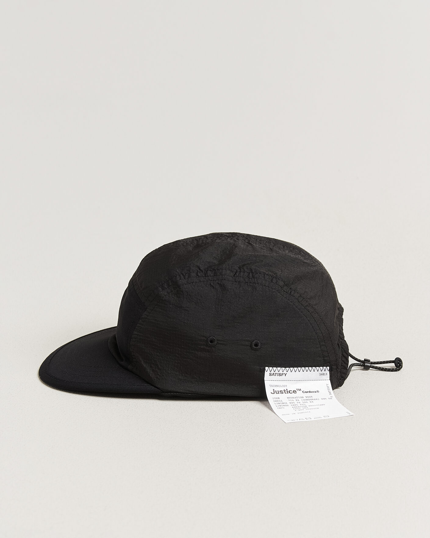 Homme | Bobs Et Casquettes | Satisfy | Rippy Trail Cap Black