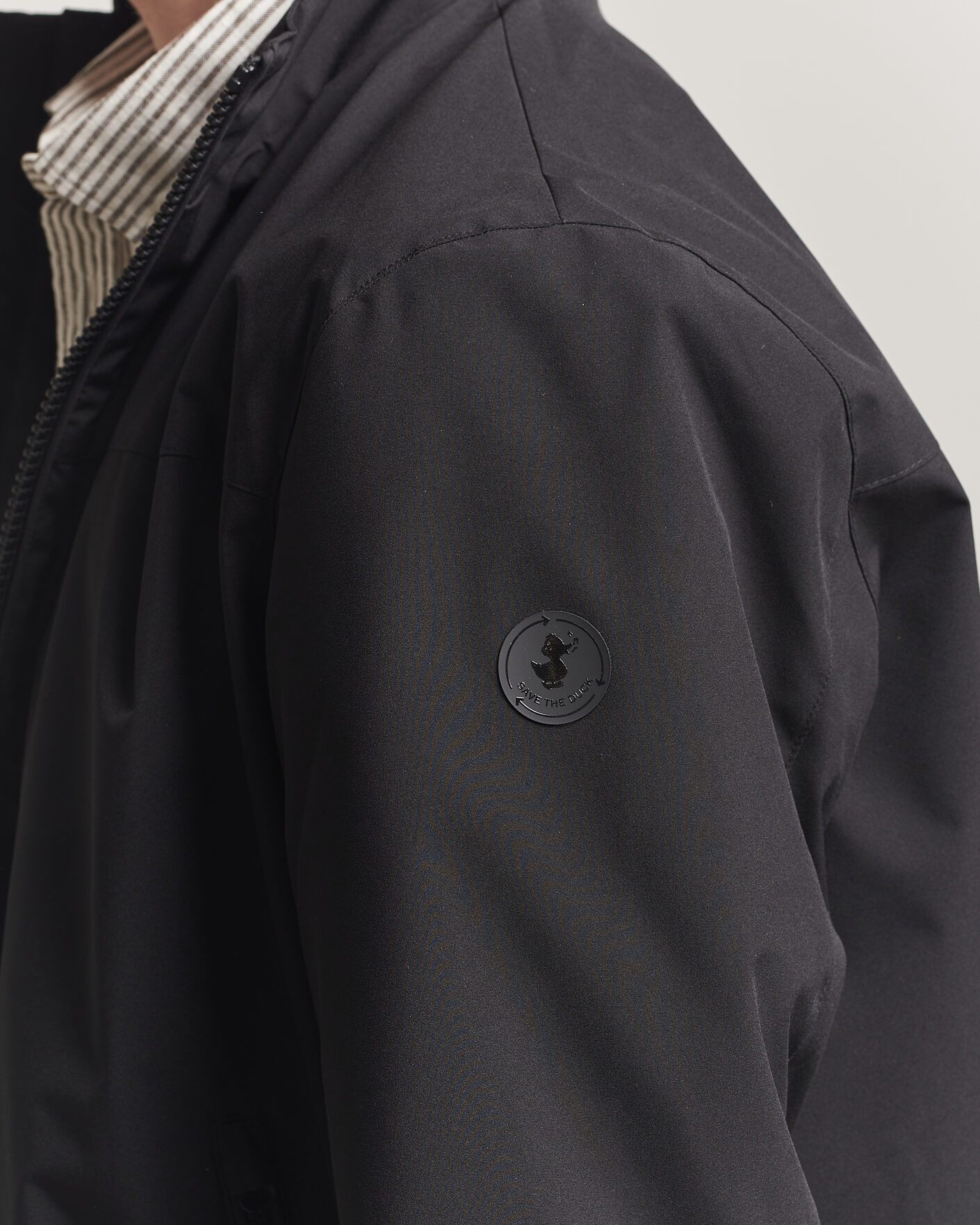 Homme | Manteaux Et Vestes | Save The Duck | Finlay Nylon Harrington Jacket Black