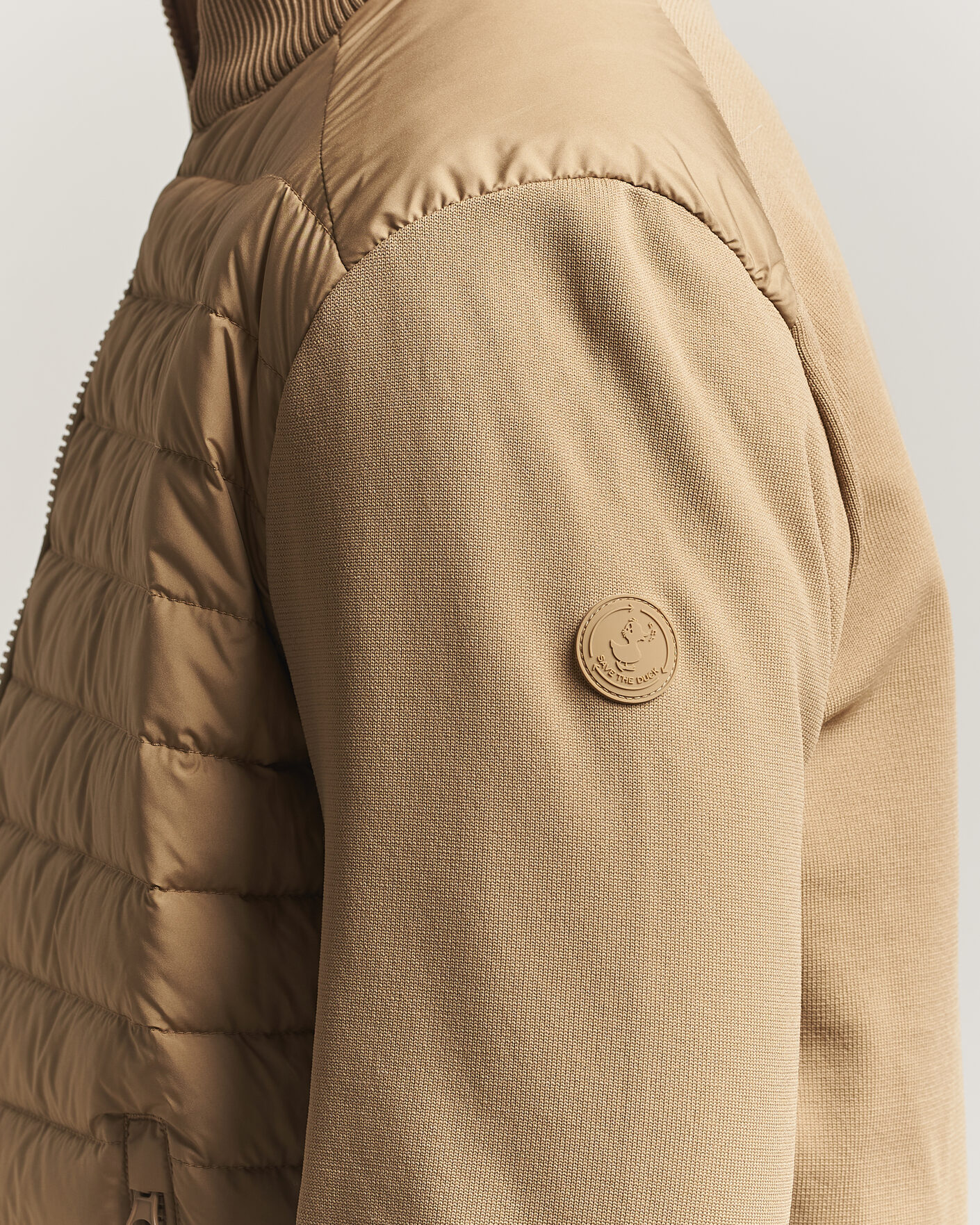 Homme | Manteaux Et Vestes | Save The Duck | Sedum Lightweight Padded Hybrid Jacket Khaki Brown