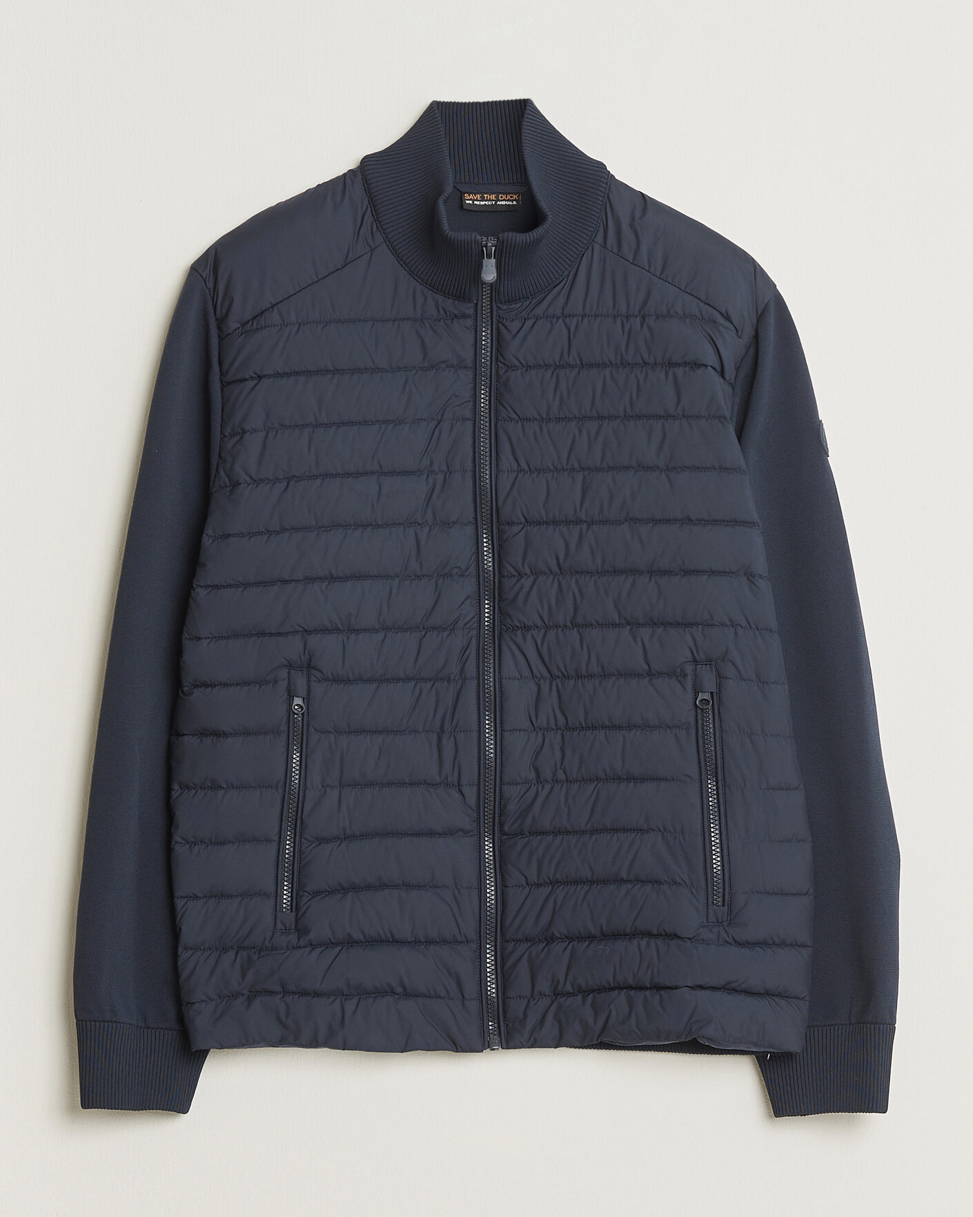 Homme | Manteaux Et Vestes | Save The Duck | Sedum Lightweight Padded Hybrid Jacket Navy Blue