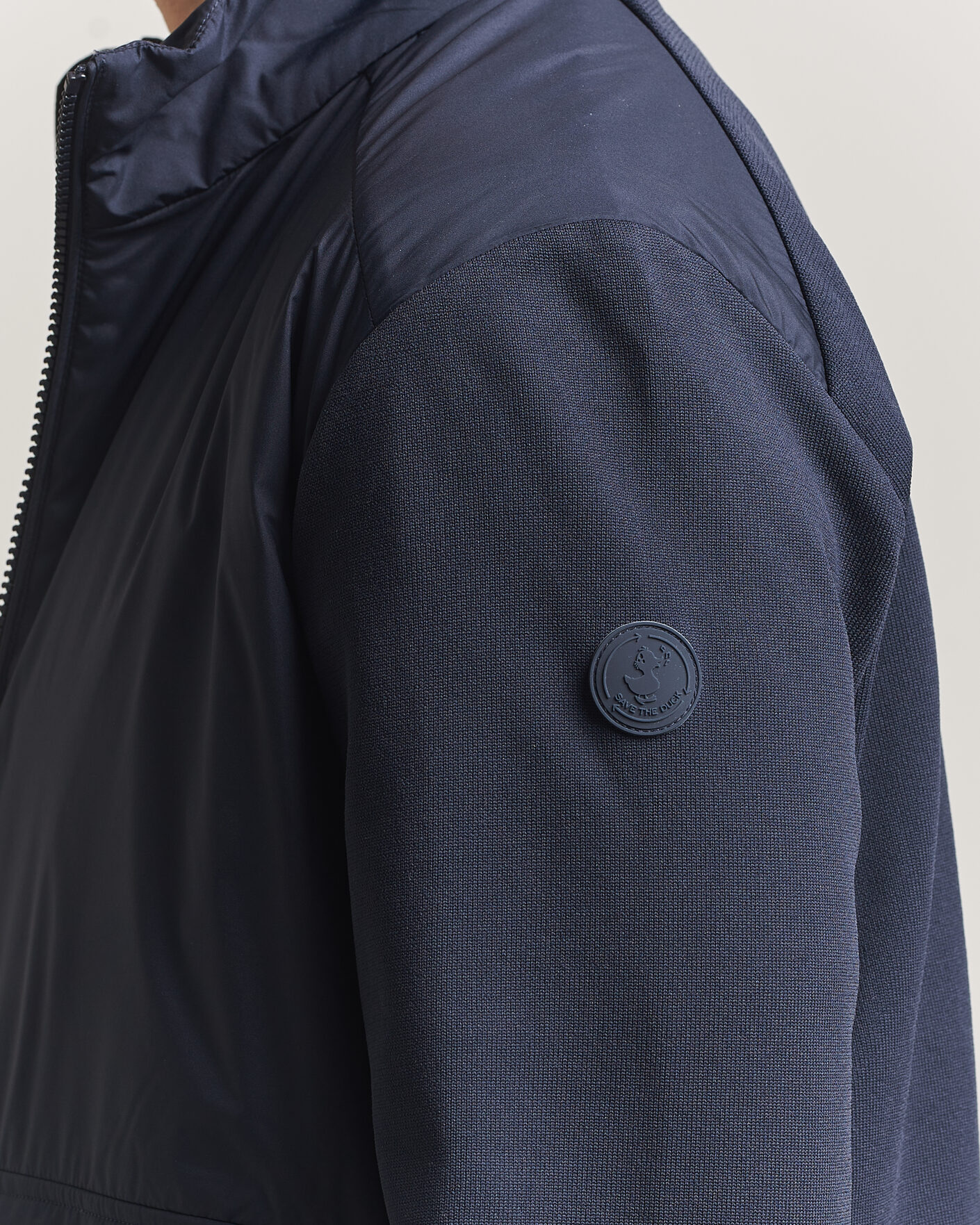 Homme | Manteaux Et Vestes | Save The Duck | Alfo Hybrid Jacket Navy Blue