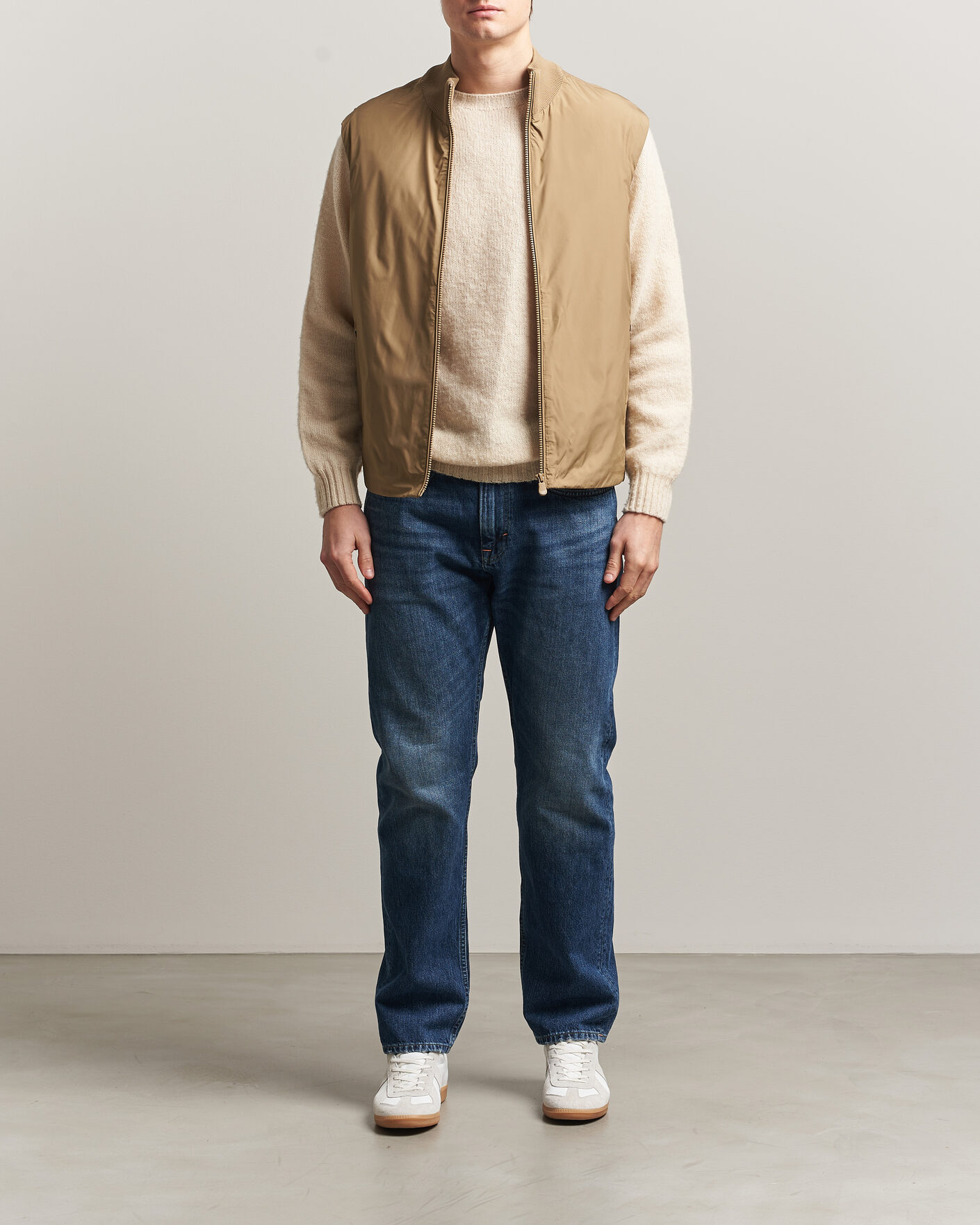 Homme | Gilets | Save The Duck | Orris Hybrid Vest Khaki Brown