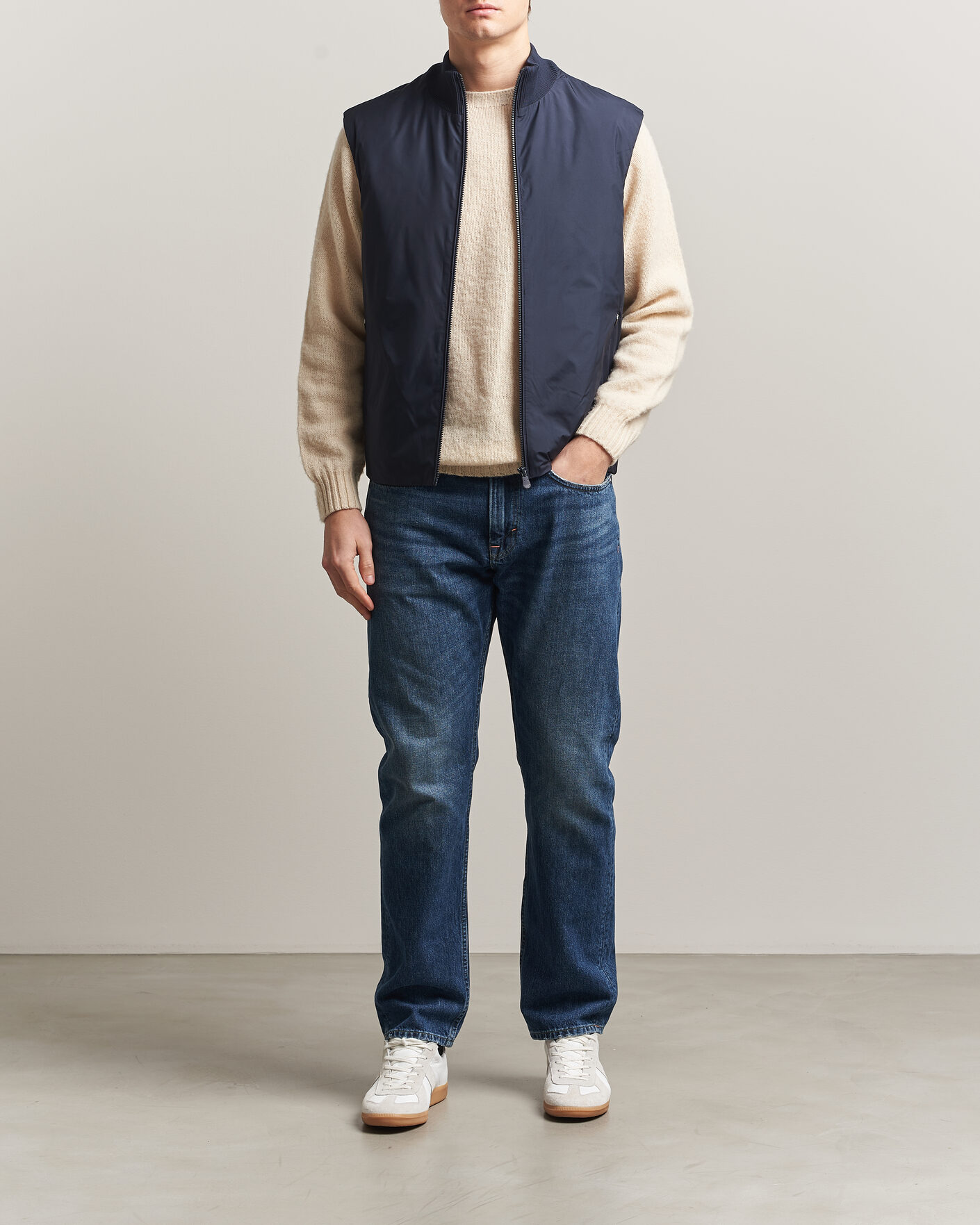 Homme | Gilets | Save The Duck | Orris Hybrid Vest Navy Blue