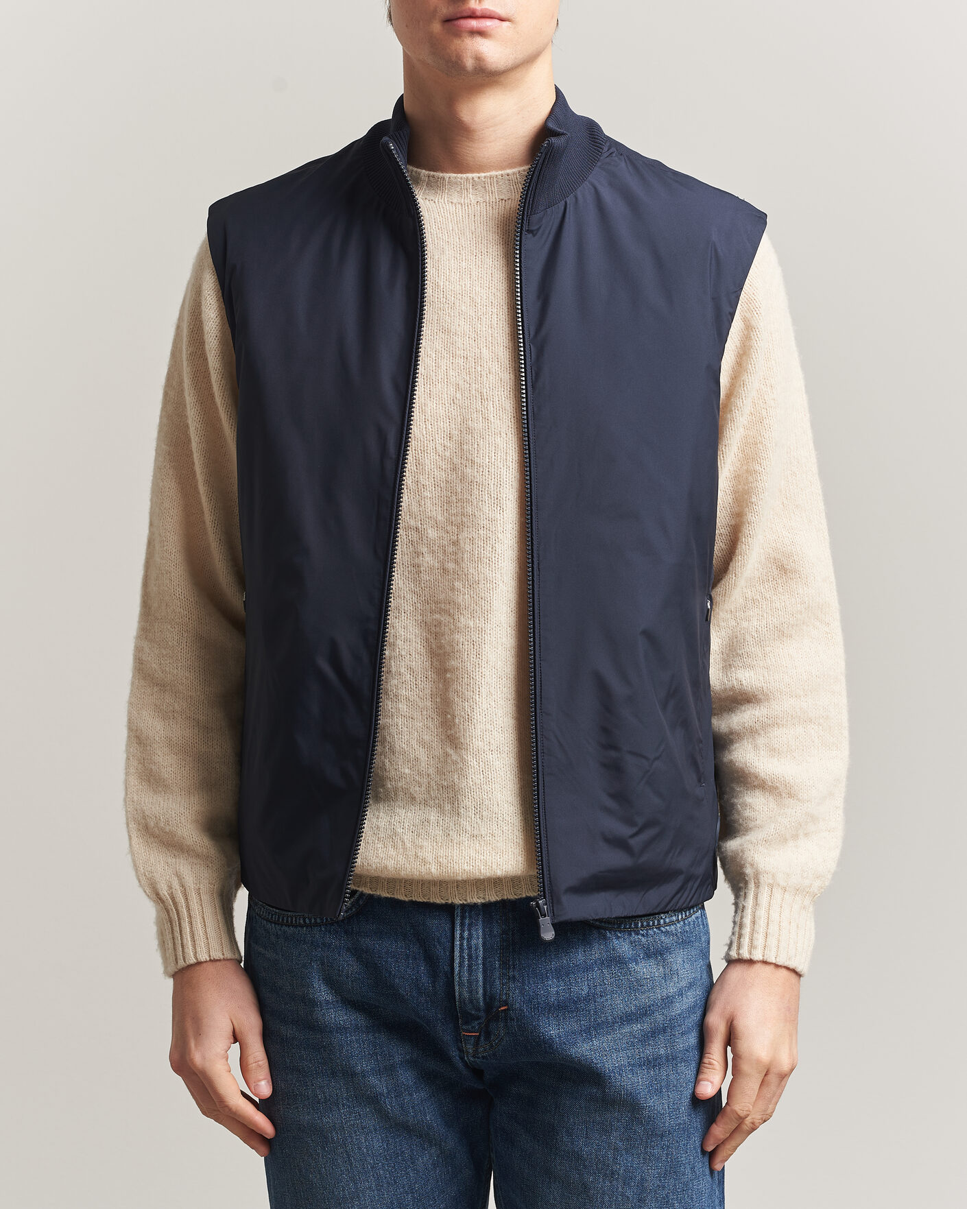 Homme | Gilets | Save The Duck | Orris Hybrid Vest Navy Blue