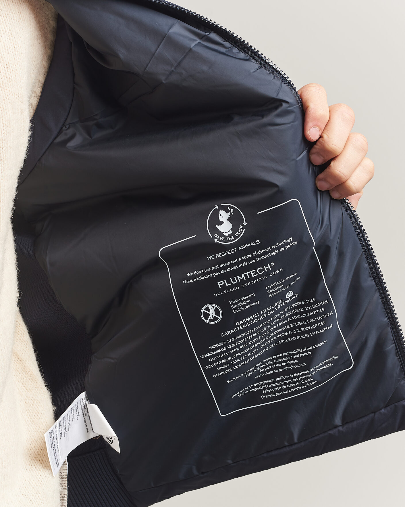 Homme | Gilets | Save The Duck | Orris Hybrid Vest Navy Blue