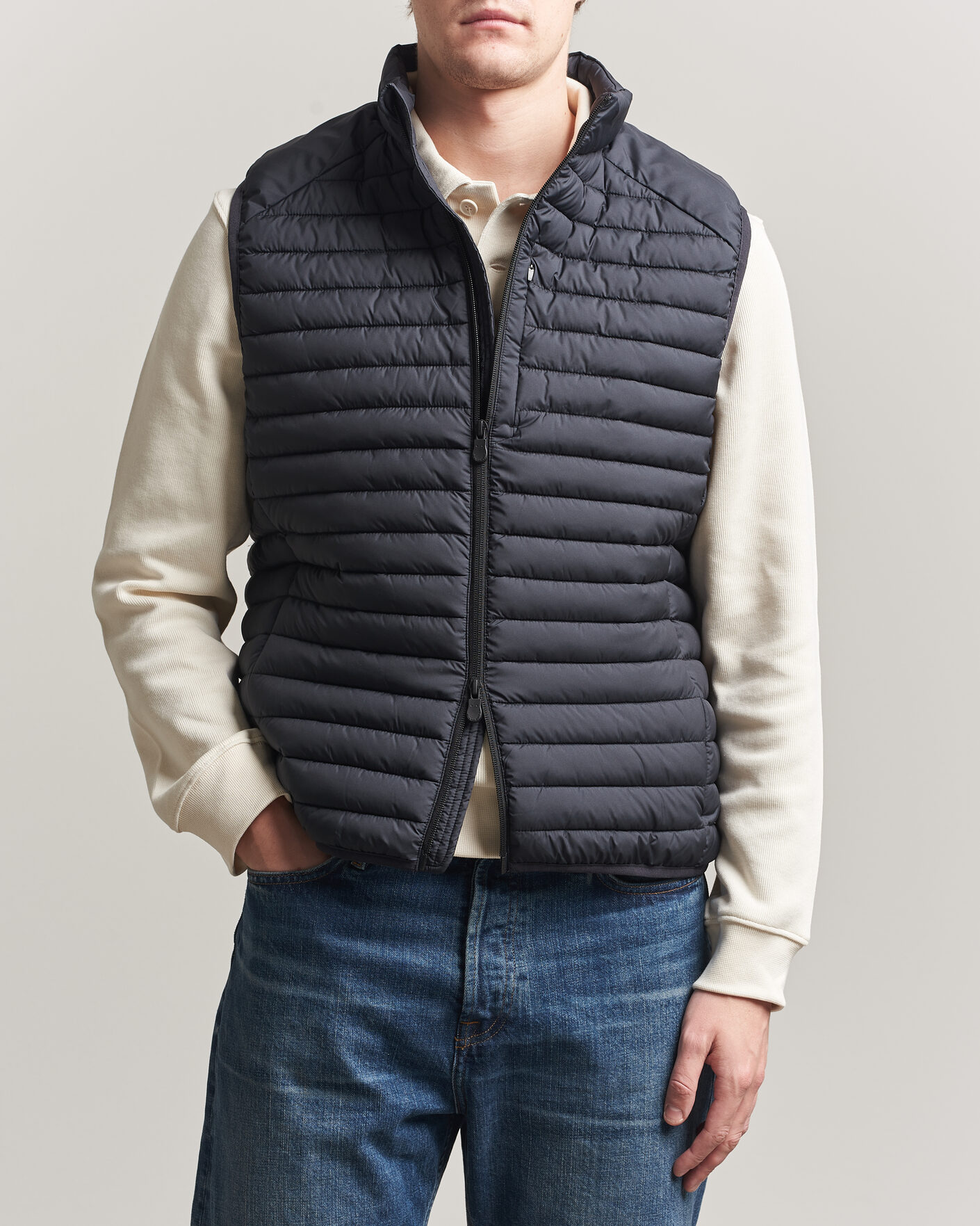 Homme | Gilets | Save The Duck | Dave Lightweight Padded Vest Black