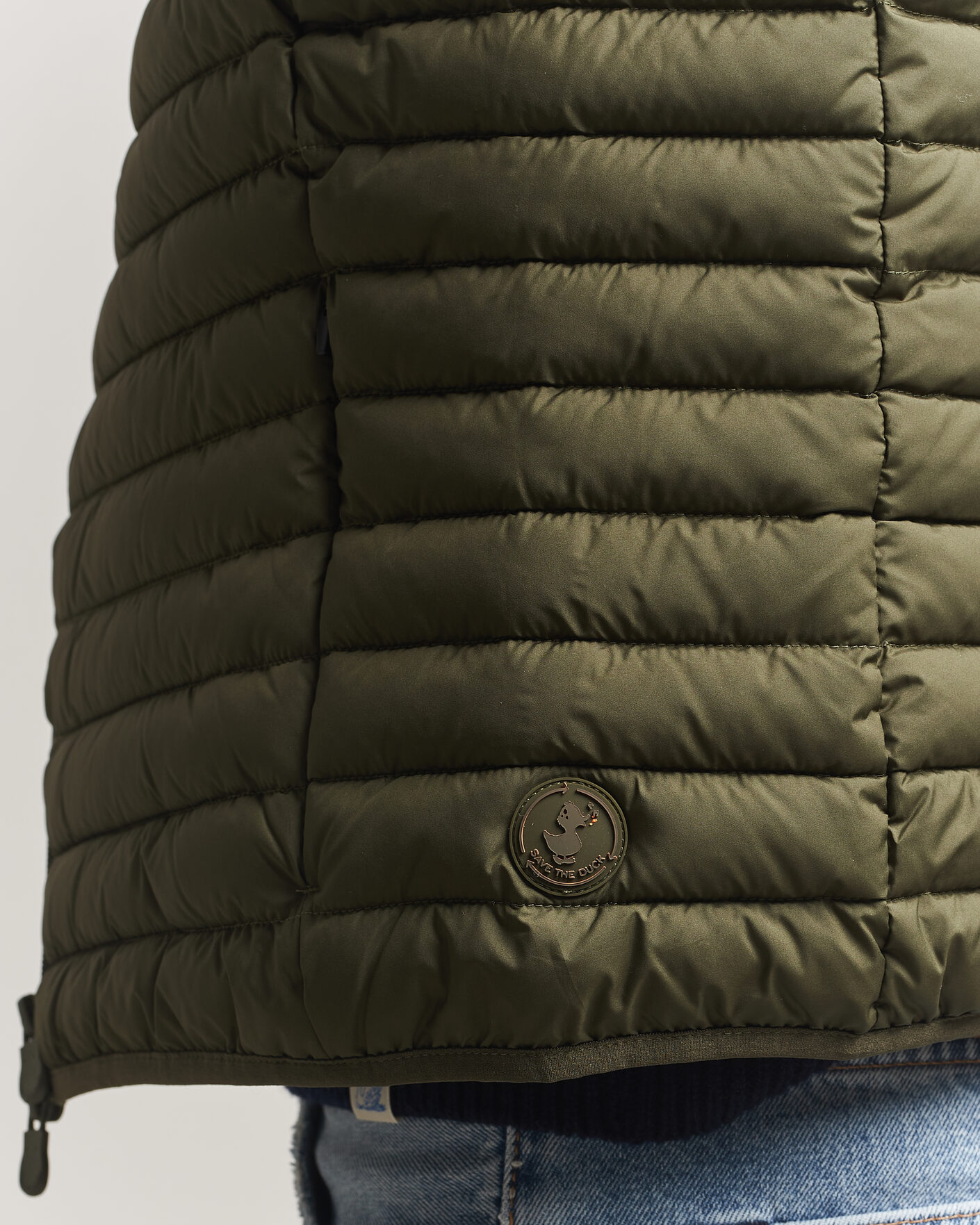 Homme | Gilets | Save The Duck | Dave Lightweight Padded Vest Snake Green