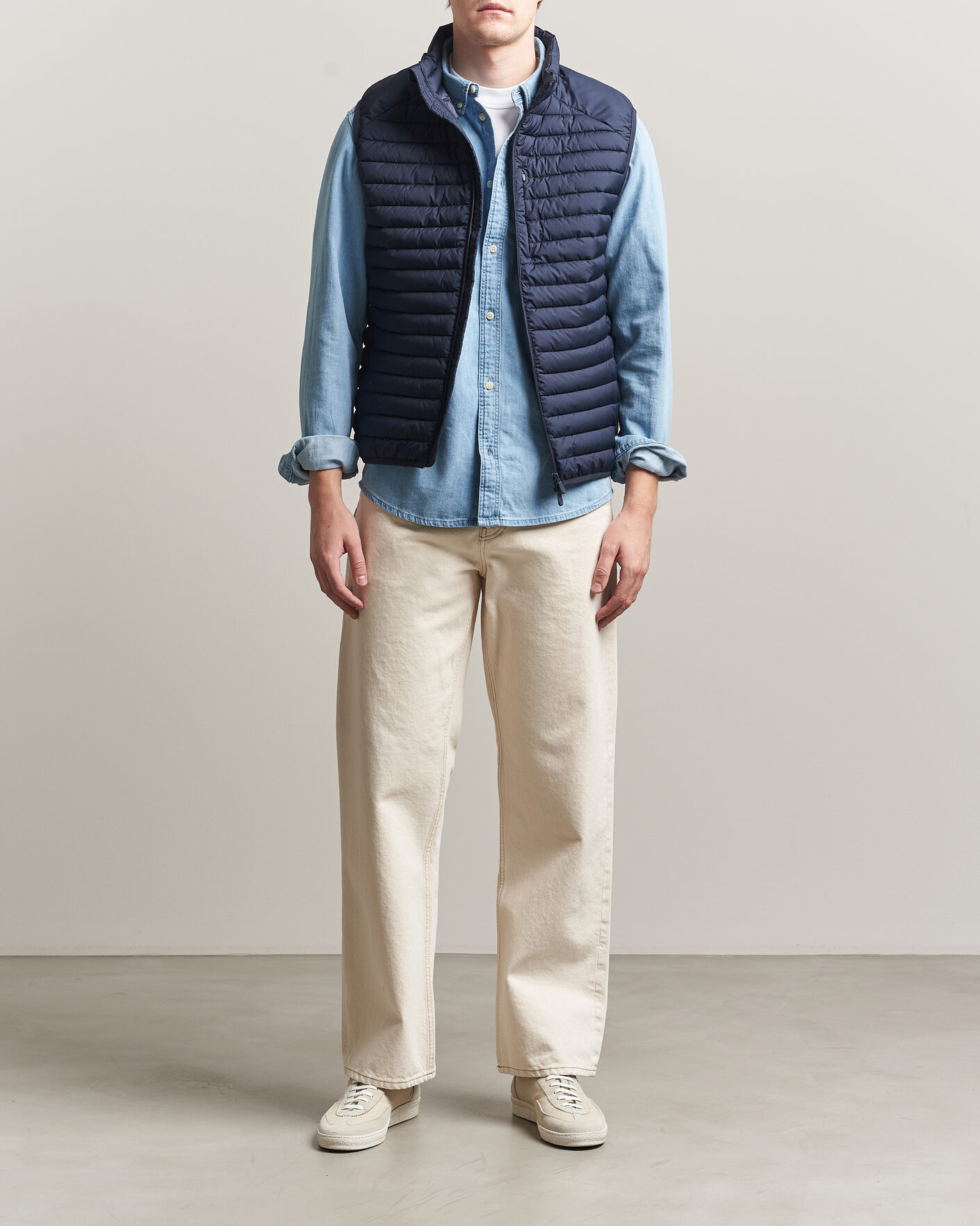 Homme | Gilets | Save The Duck | Dave Lightweight Padded Vest Navy Blue