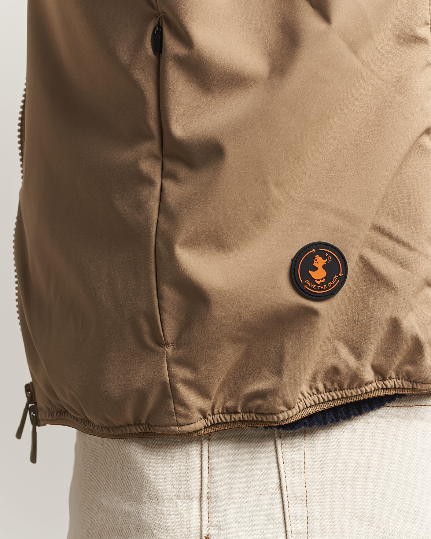 Homme | Gilets | Save The Duck | Joe Wind/Water Resistant Vest Khaki Brown