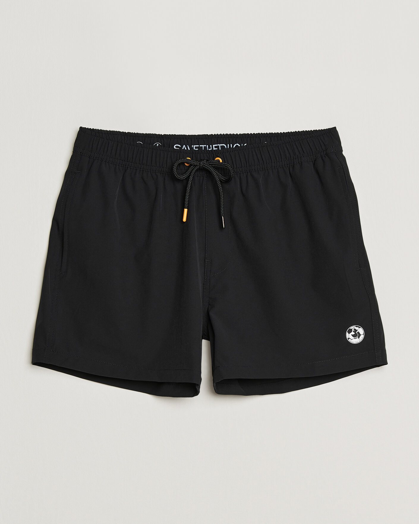 Homme | Maillots De Bain | Save The Duck | Plain Drawstring Swimshorts Black