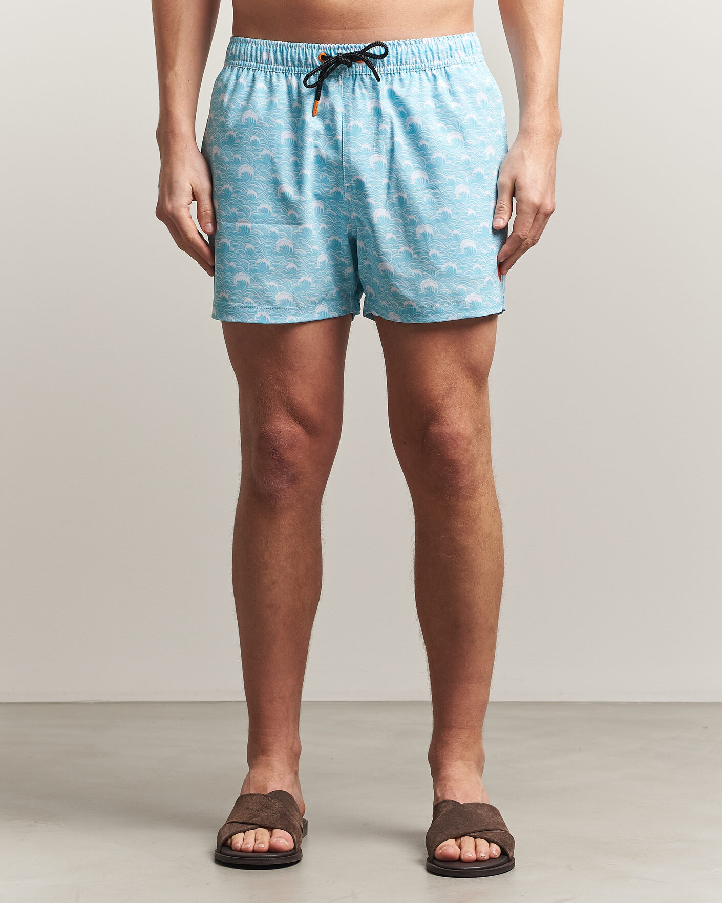 Homme | Maillots De Bain | Save The Duck | Printed Drawstring Swimshorts Waves