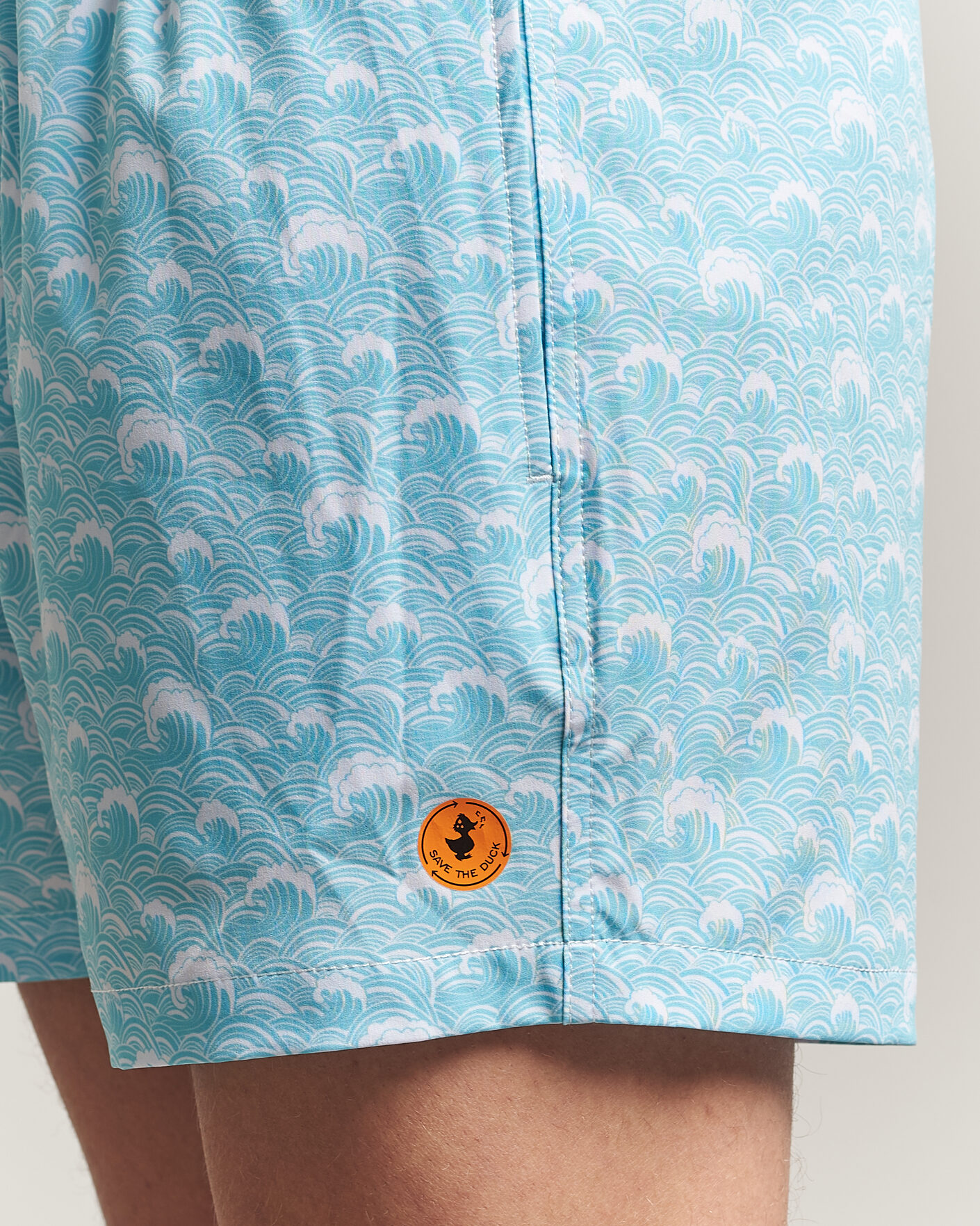 Homme | Maillots De Bain | Save The Duck | Printed Drawstring Swimshorts Waves