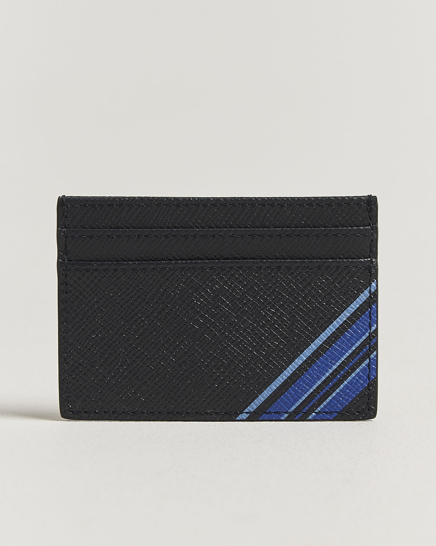 Homme | Portefeuilles | Smythson | Panama Flat Cardholder  Navy