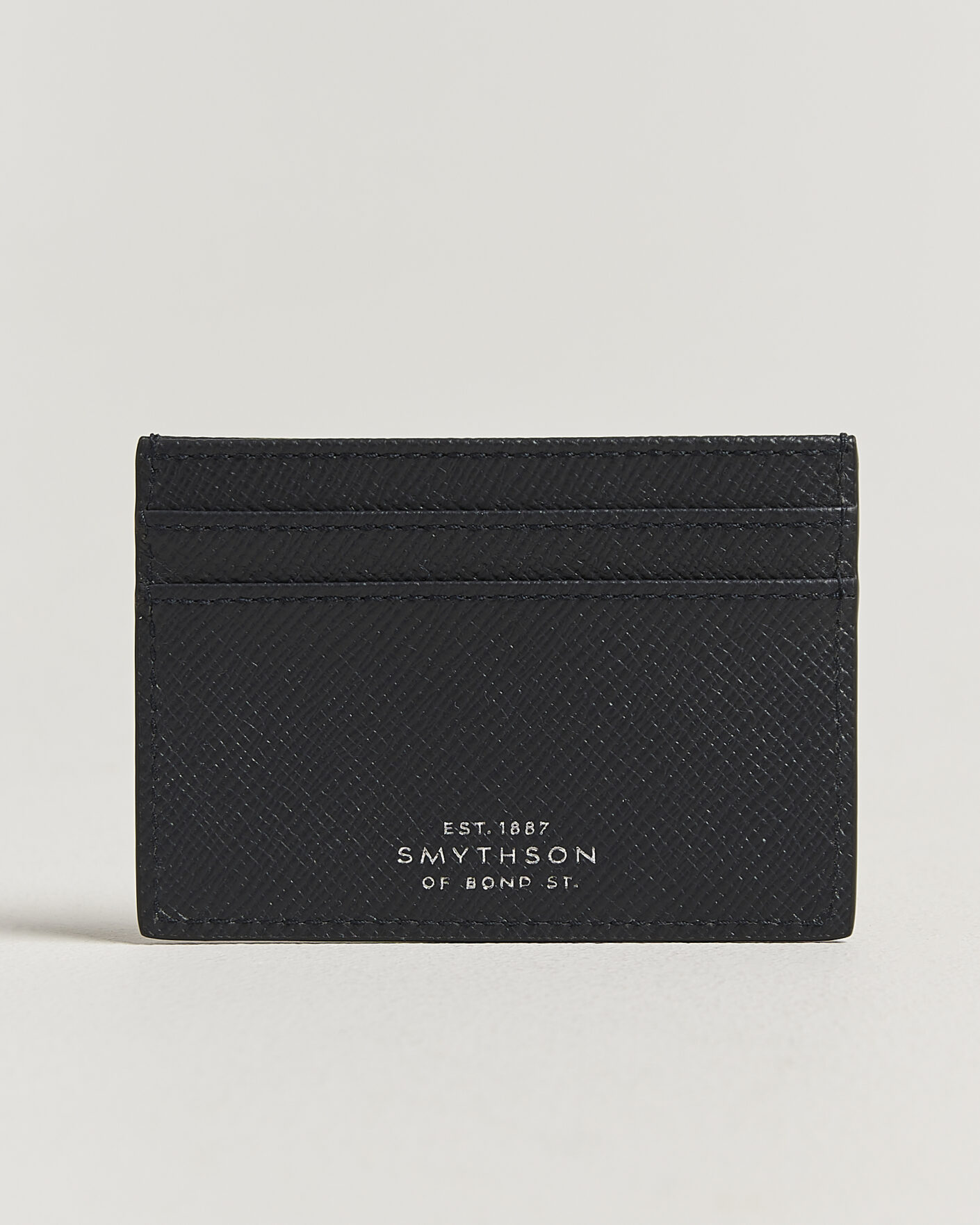 Homme | Portefeuilles | Smythson | Panama Flat Cardholder Navy