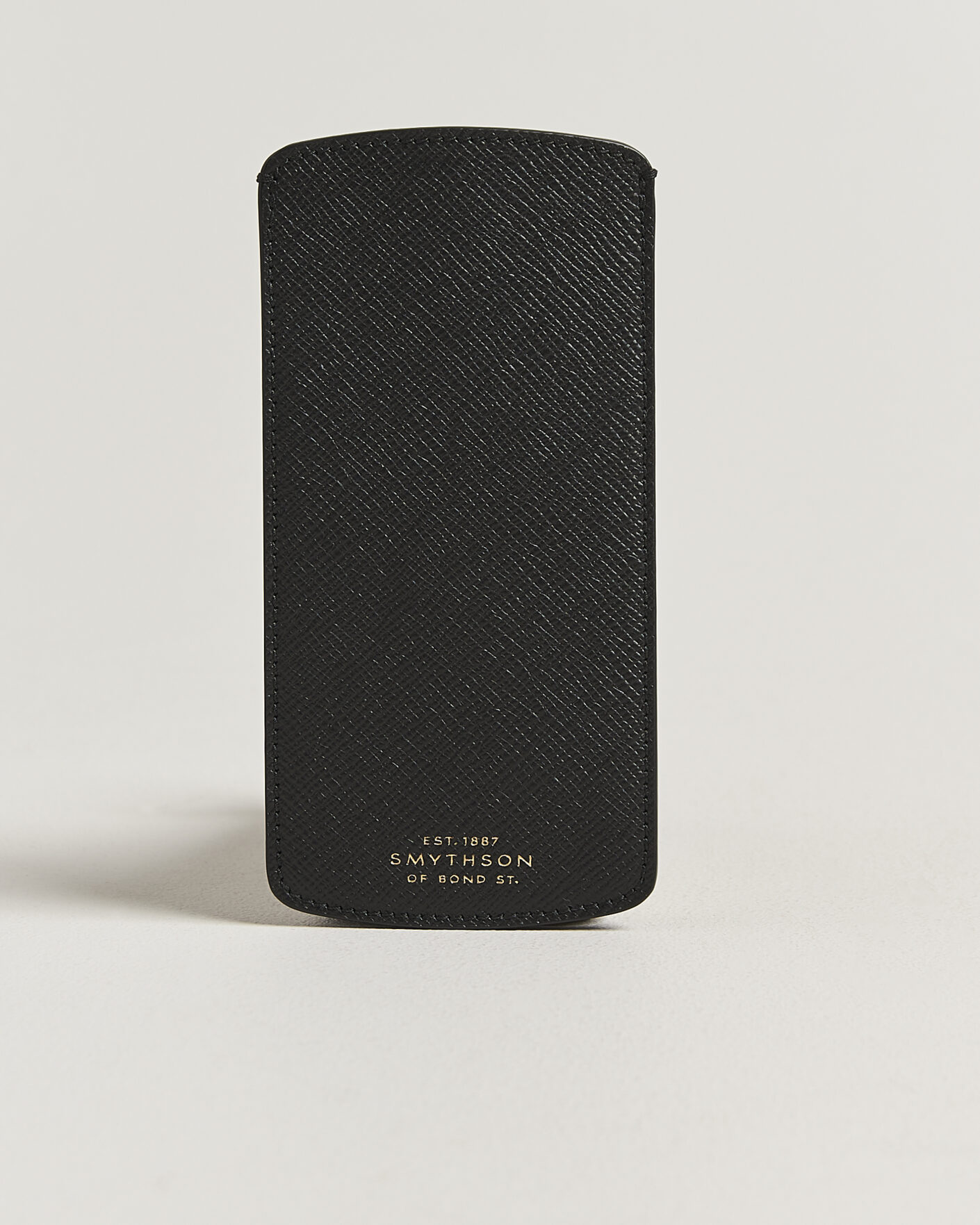 Homme | Lunettes De Soleil | Smythson | Panama Glasses Case Black