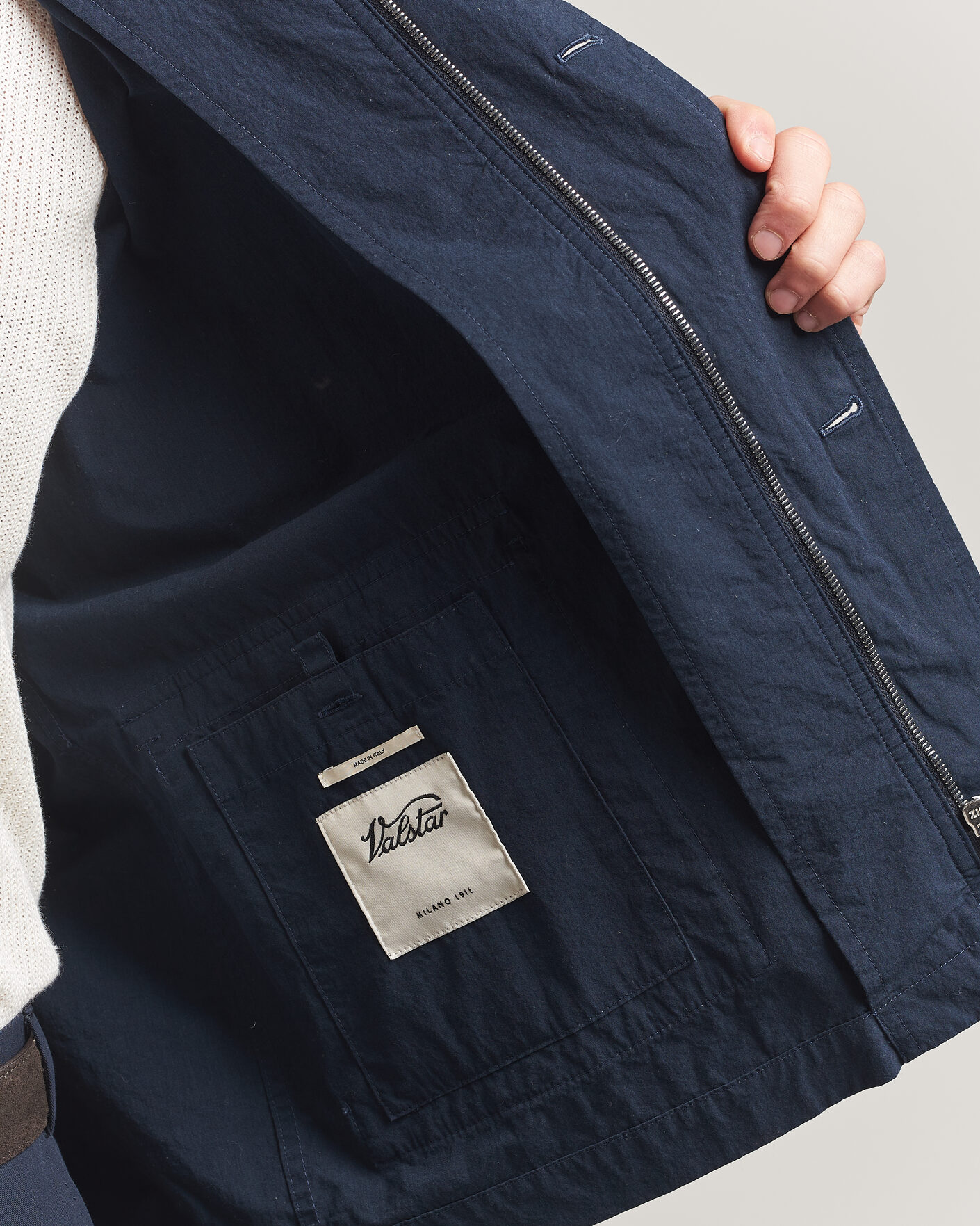 Homme | Manteaux Et Vestes | Valstar | Cotton Work Jacket Navy