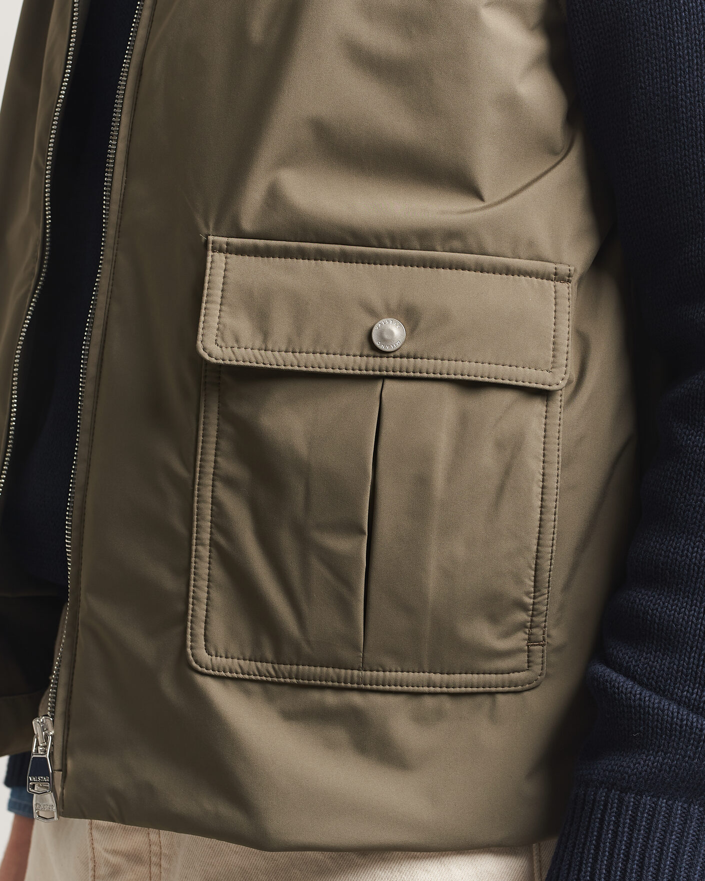 Homme | Gilets | Valstar | Nylon Zip Vest Military