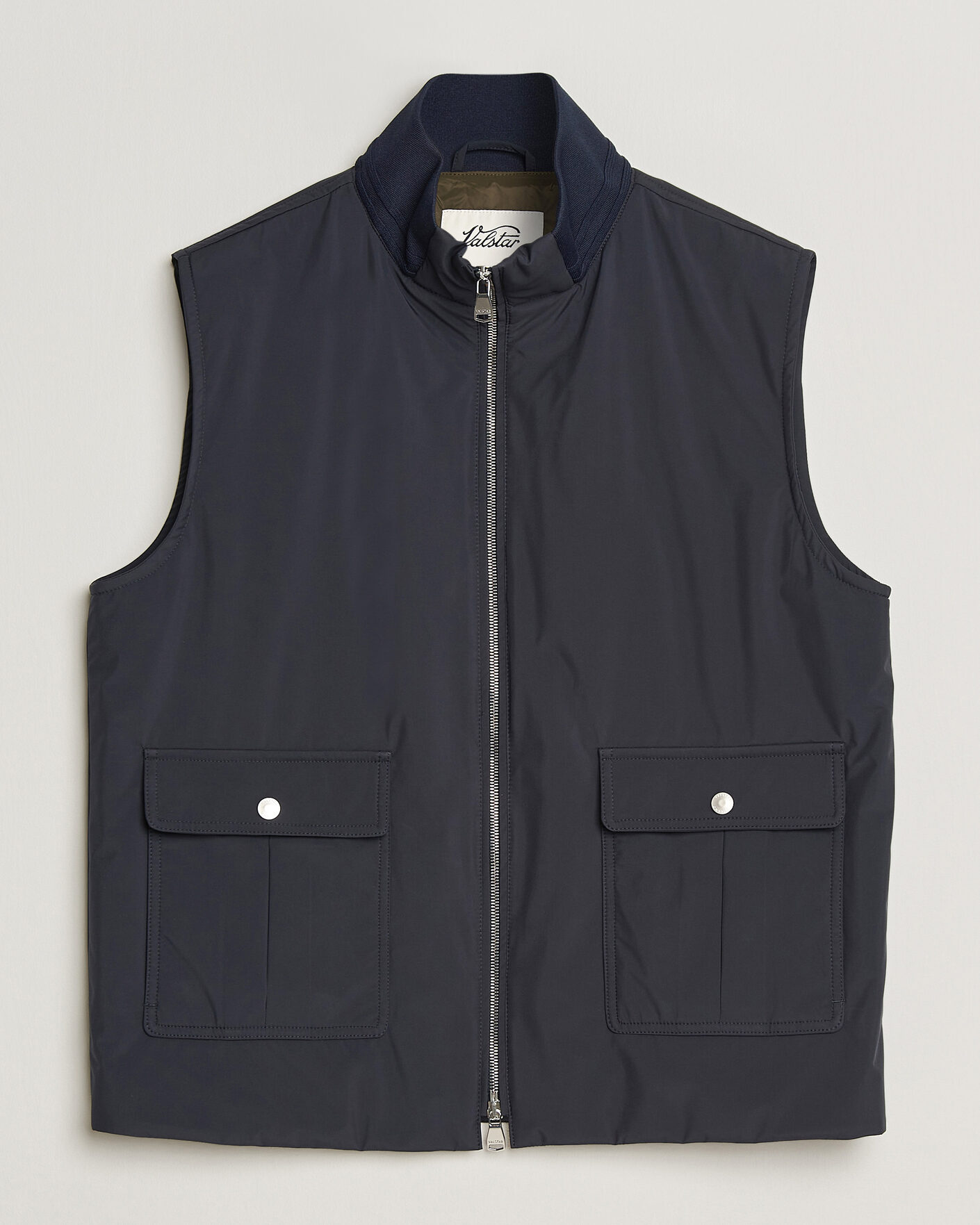 Homme | Gilets | Valstar | Nylon Zip Vest Navy