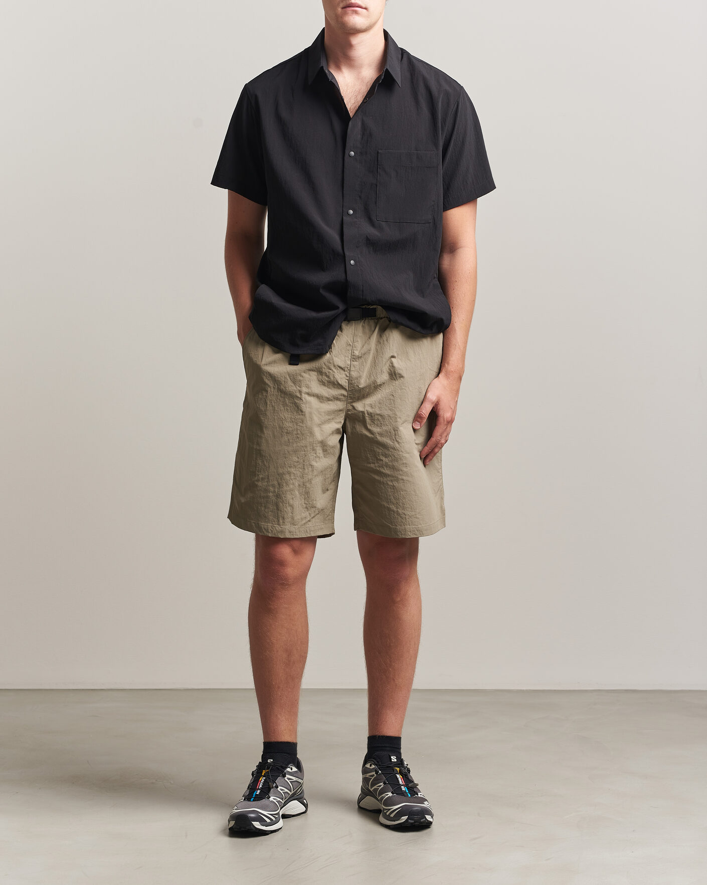 Homme | T-shirts | Snow Peak | Quick Dry Shirt Black