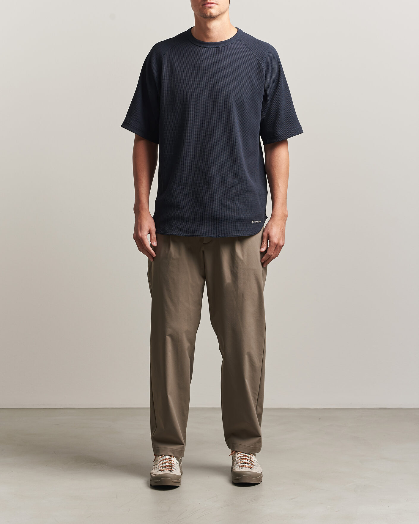 Homme | T-shirts | Snow Peak | Dry Waffle T-Shirt Dark Navy