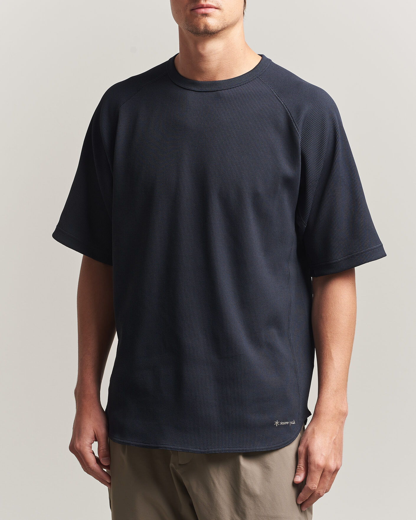 Homme | T-shirts | Snow Peak | Dry Waffle T-Shirt Dark Navy