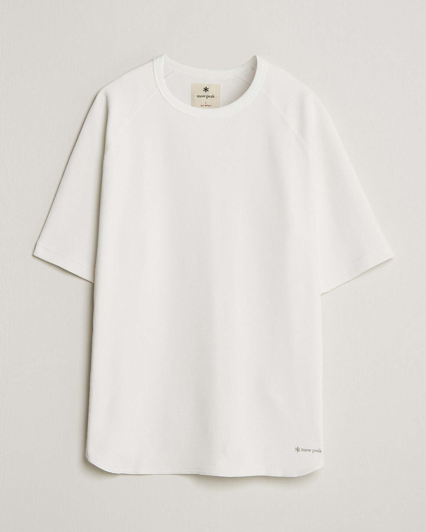 Homme | T-shirts | Snow Peak | Dry Waffle T-Shirt Off White