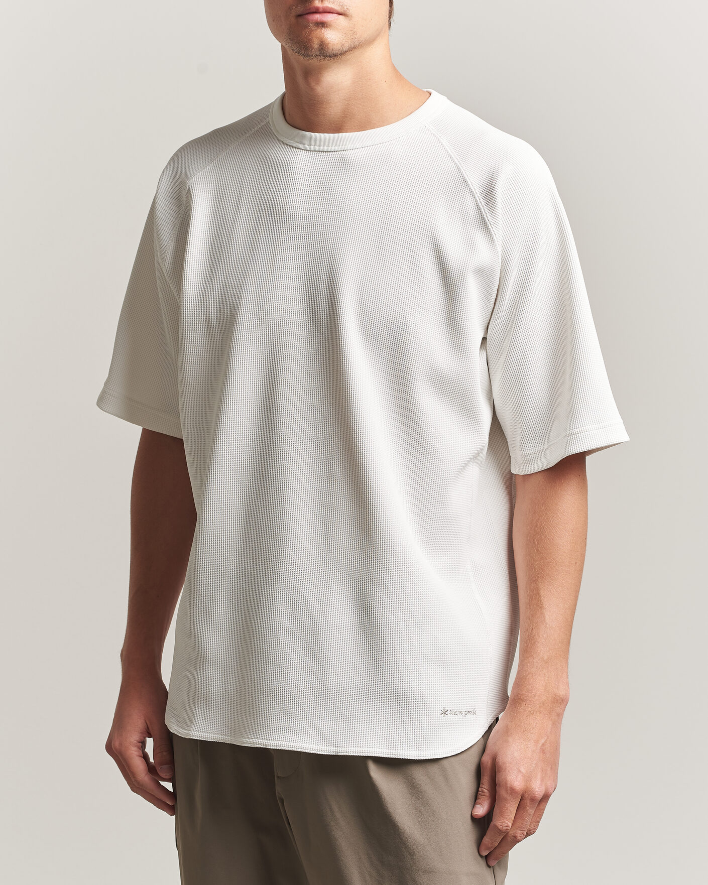 Homme | T-shirts | Snow Peak | Dry Waffle T-Shirt Off White