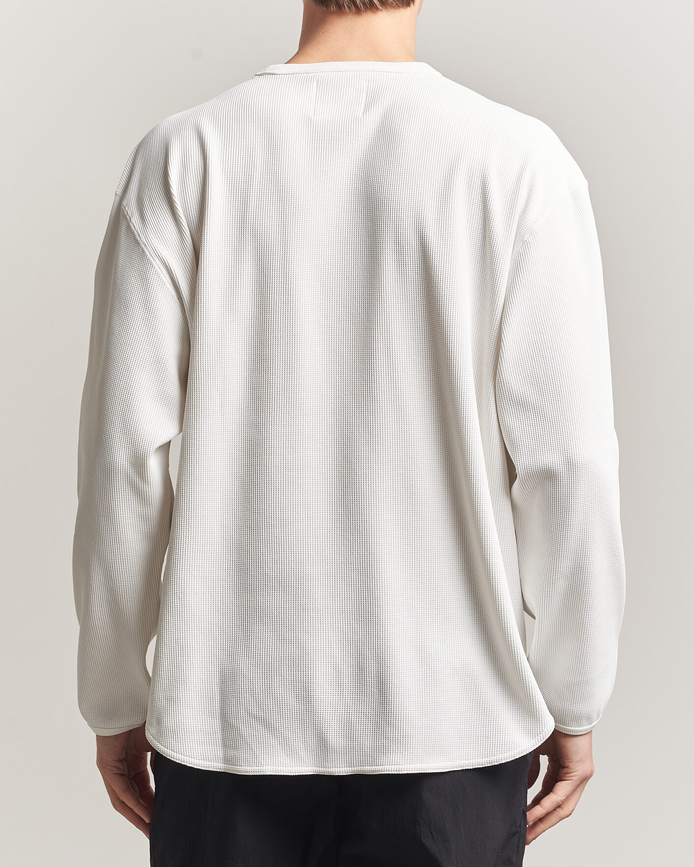 Homme | T-shirts | Snow Peak | Dry Waffle Long Sleeve T-Shirt Off White
