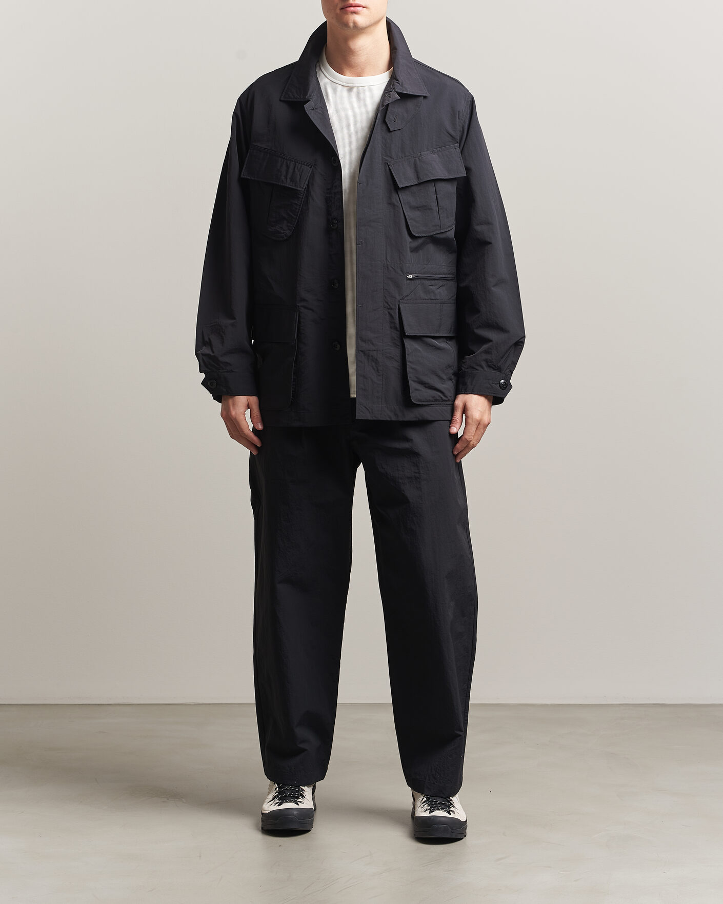 Homme | Manteaux Et Vestes | Snow Peak | Nylon Washer Jacket Black