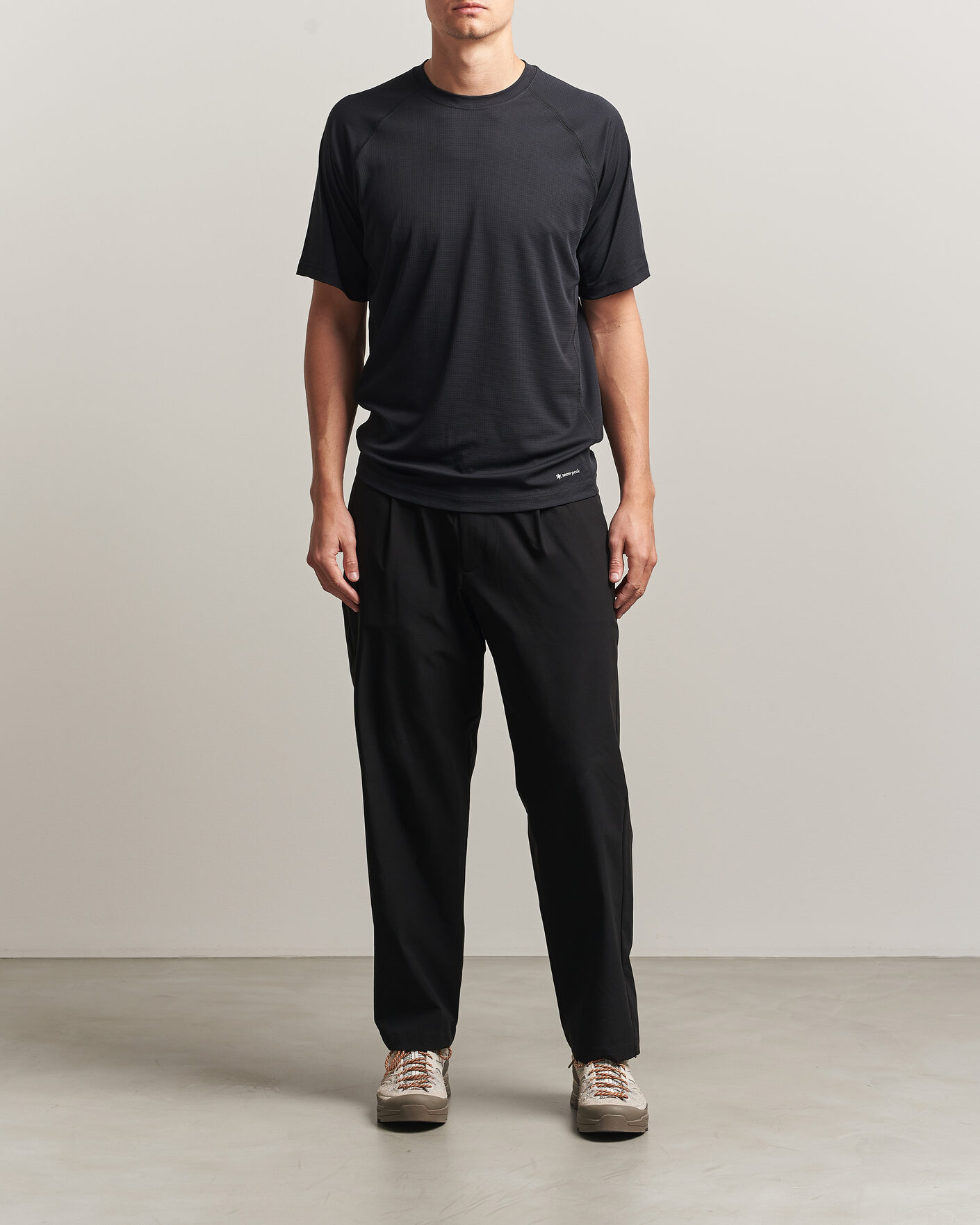 Homme | T-shirts | Snow Peak | Polartec Power Dry T-Shirt Black