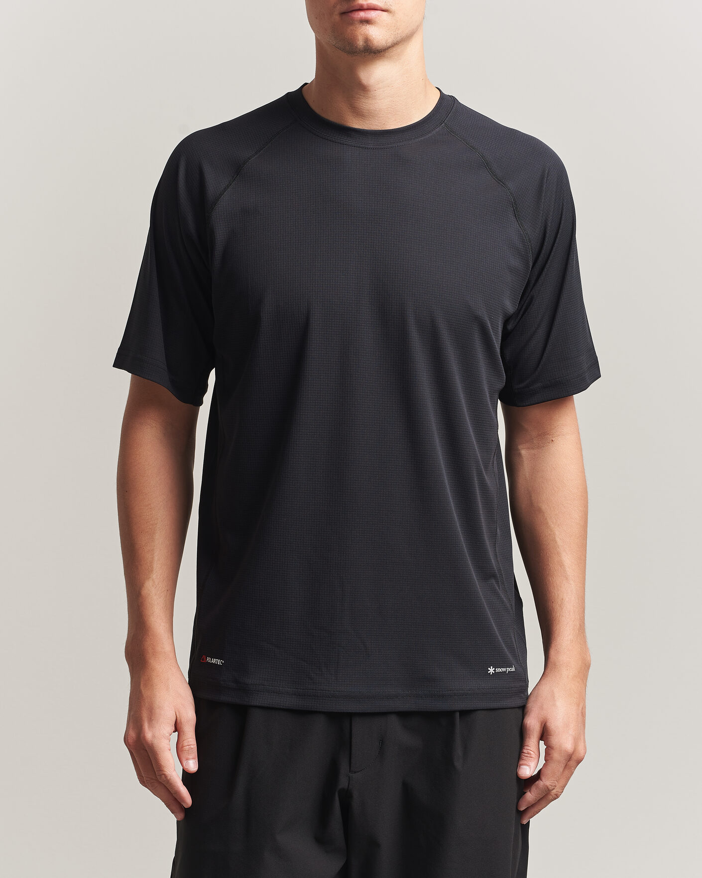 Homme | T-shirts | Snow Peak | Polartec Power Dry T-Shirt Black