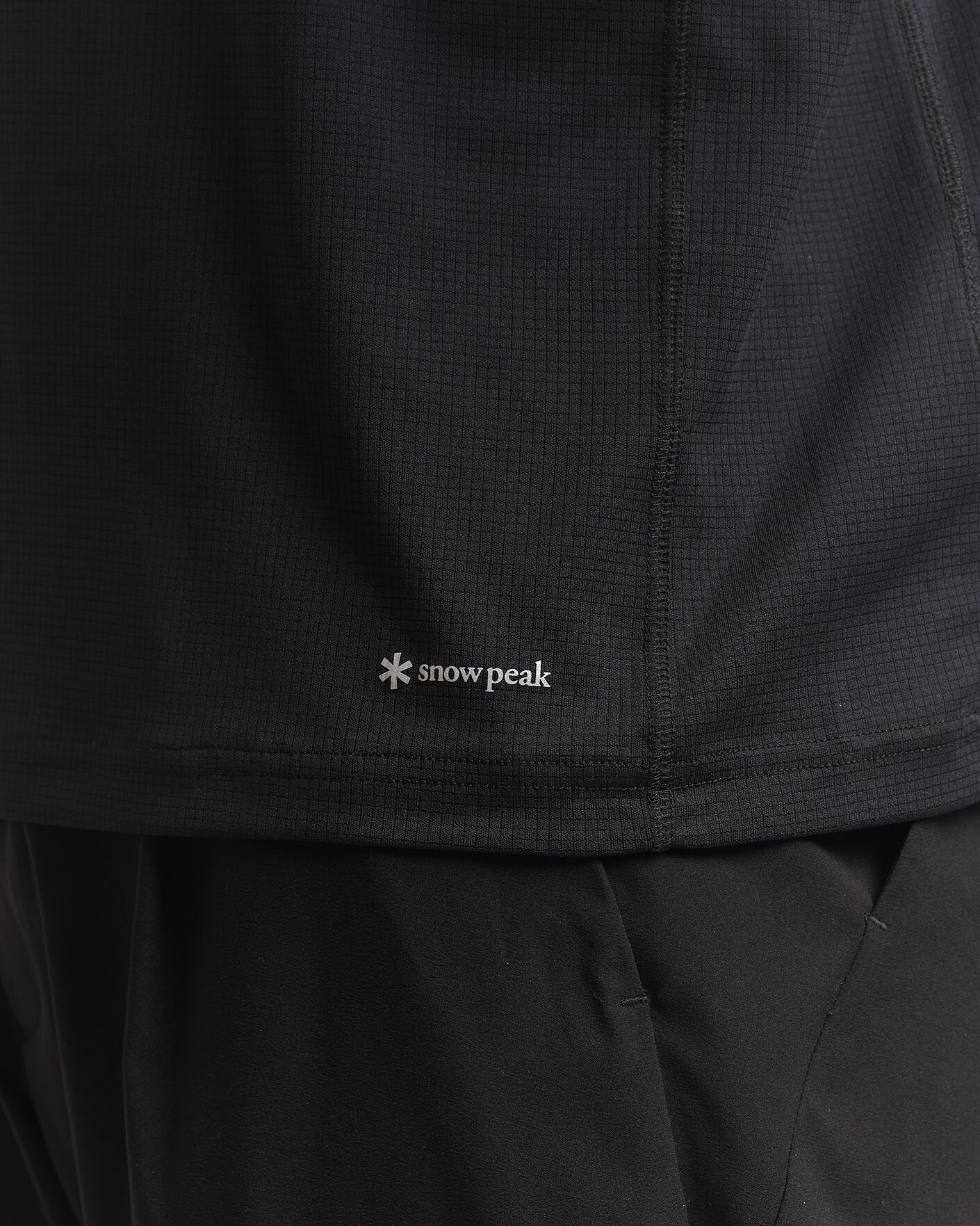 Homme | T-shirts | Snow Peak | Polartec Power Dry T-Shirt Black
