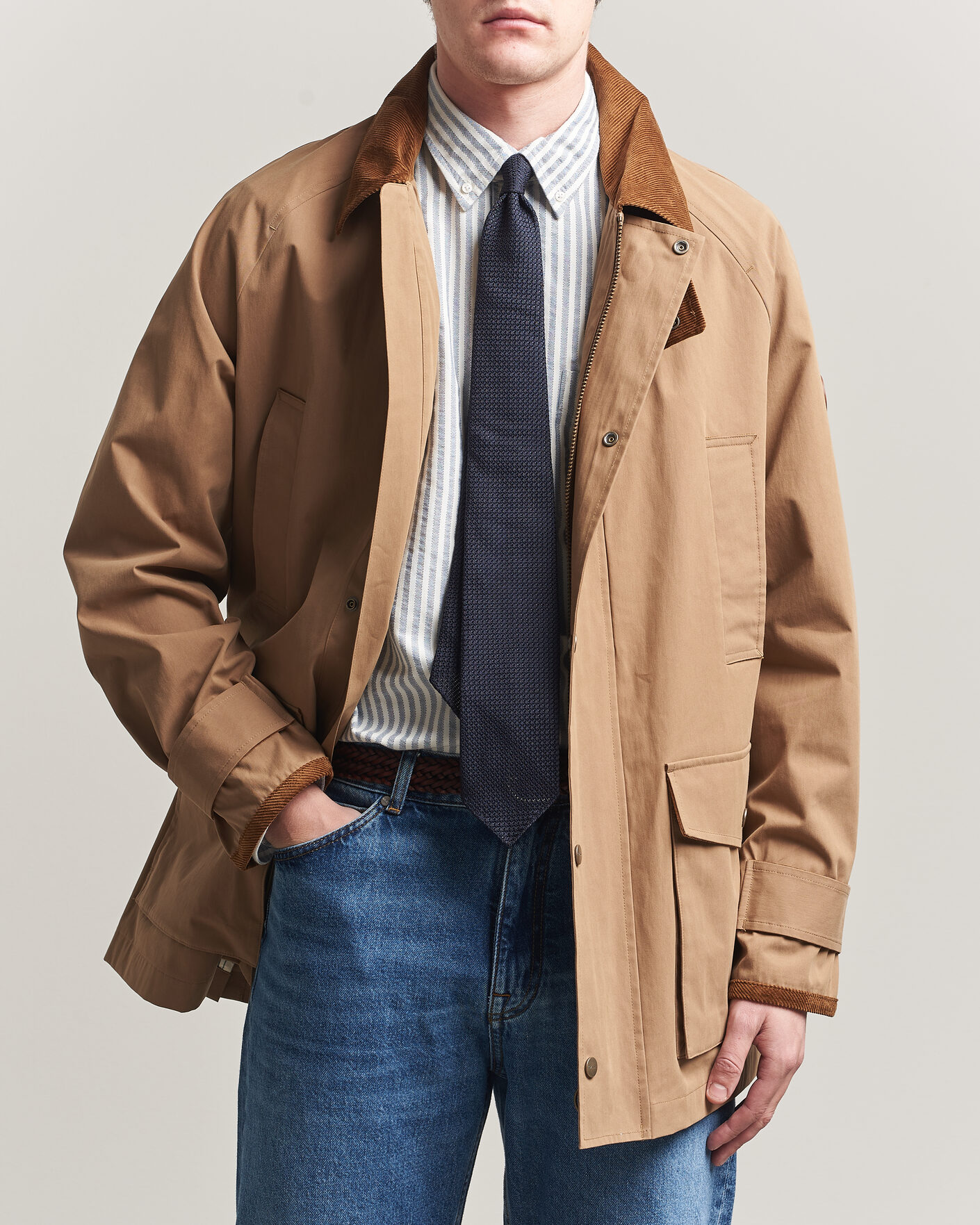 Homme | Manteaux Et Vestes | Gant | Field Decker Jacket Warm Khaki
