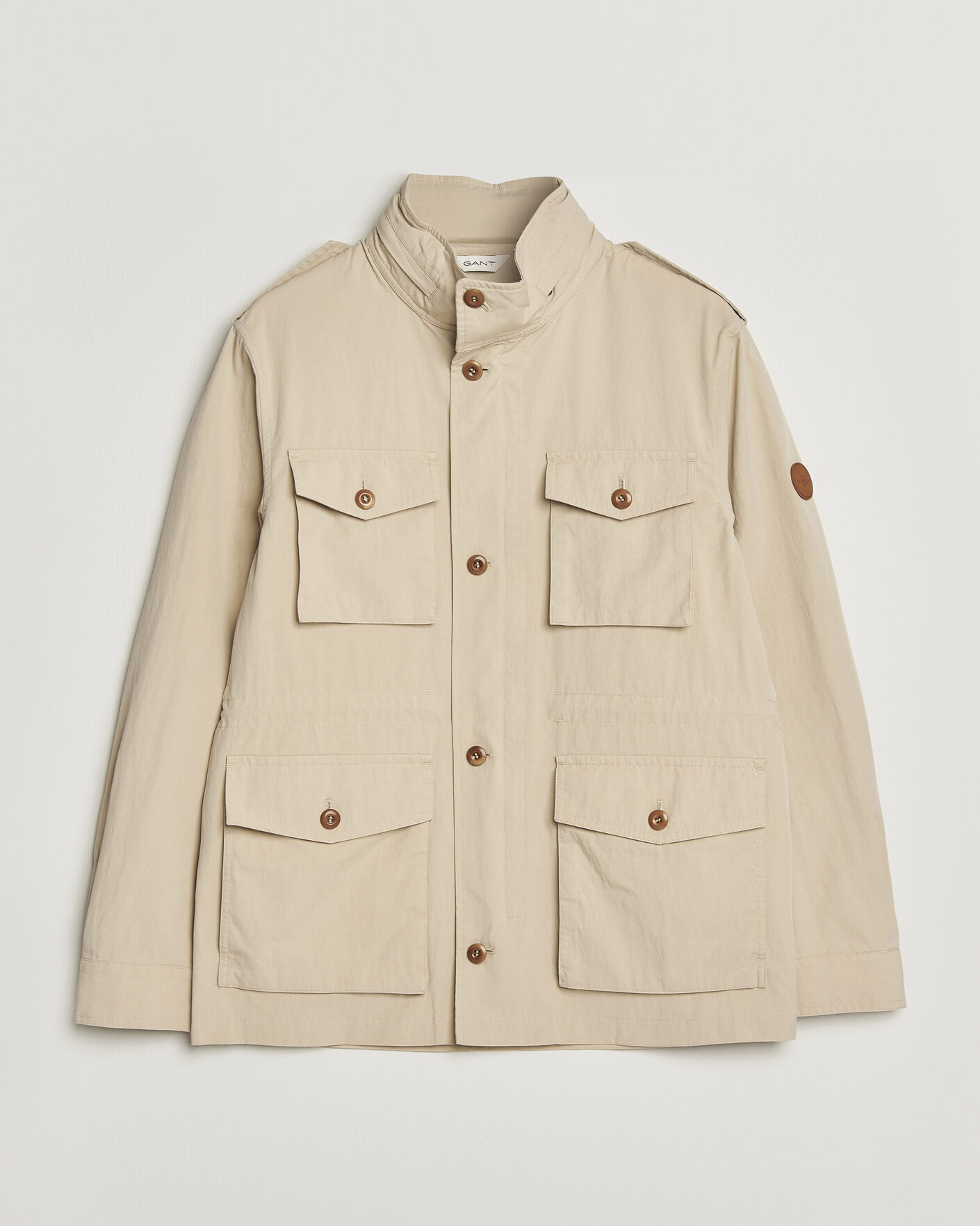 Homme | Manteaux Et Vestes | Gant | Cotton Field Jacket Oat Beige