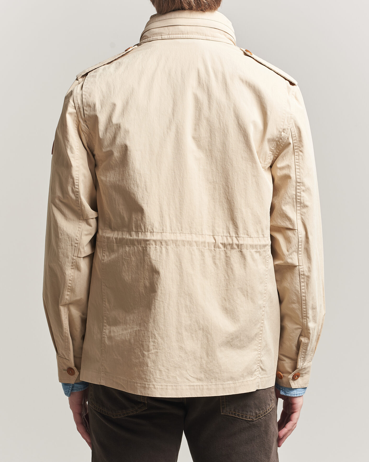 Homme | Manteaux Et Vestes | Gant | Cotton Field Jacket Oat Beige