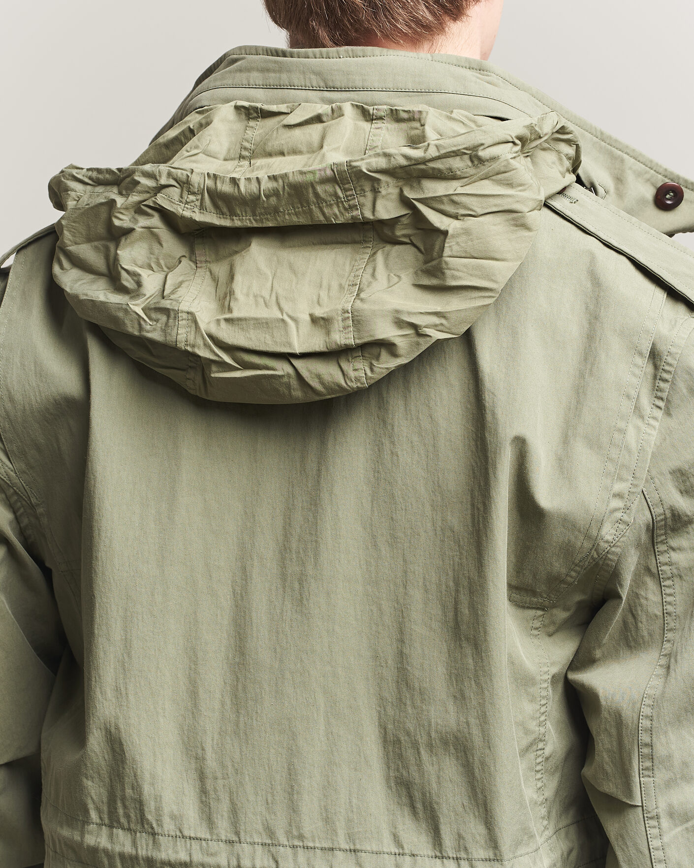 Homme | Manteaux Et Vestes | Gant | Cotton Field Jacket Dry Herb Green